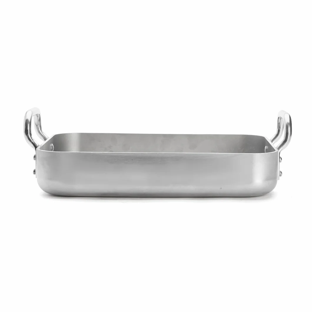 DeBuyer płyta do pieczenia, aluminium, srebrna, 35 cm, 27,9 x 20,1 x 10,9 cm