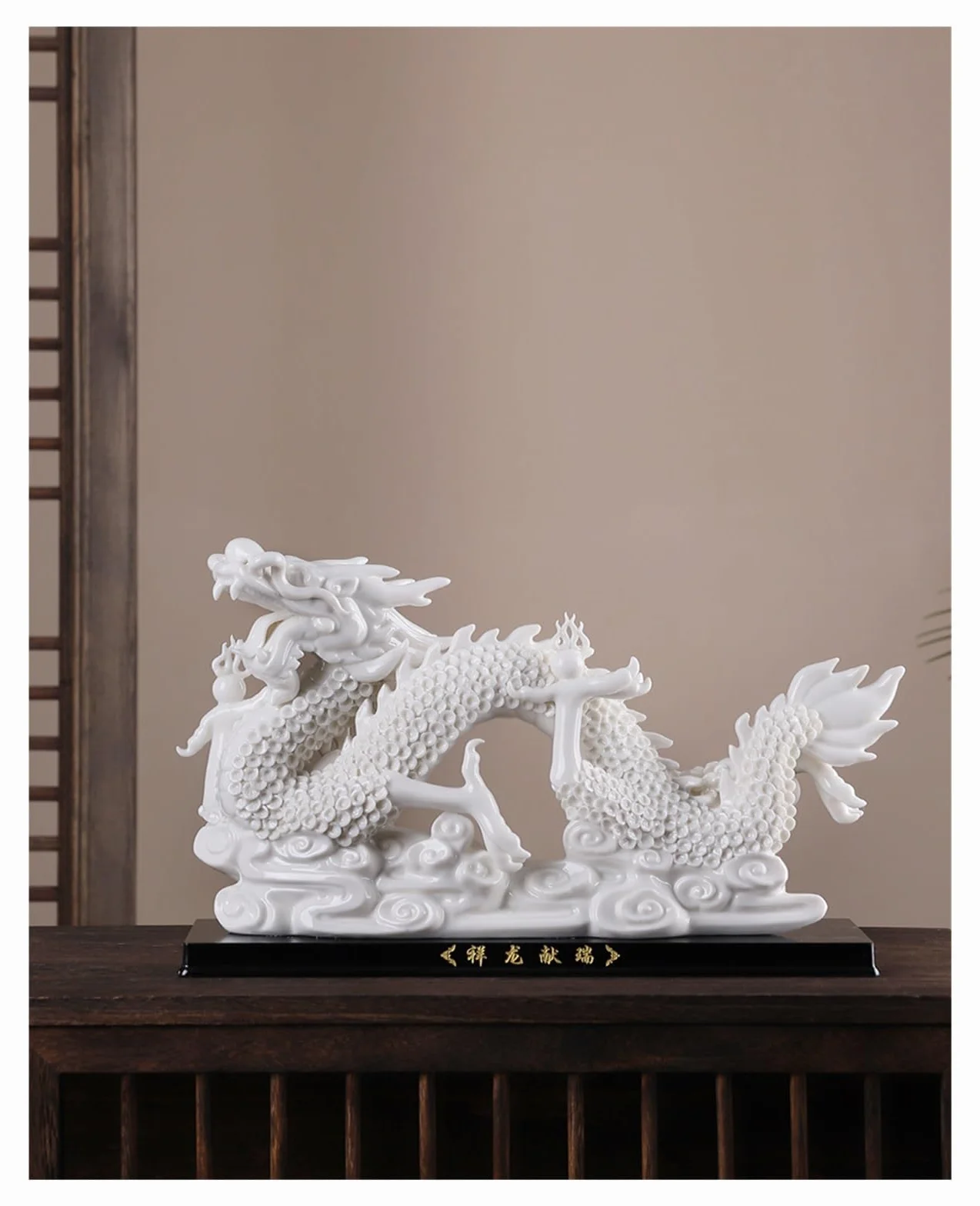 Dekoracja biurowa ceramiczne ozdoby smoka, rzeźby z porcelany, rękodzieło, meble do dekoracji wnętrz rzeźby i dekoracje wnętrz