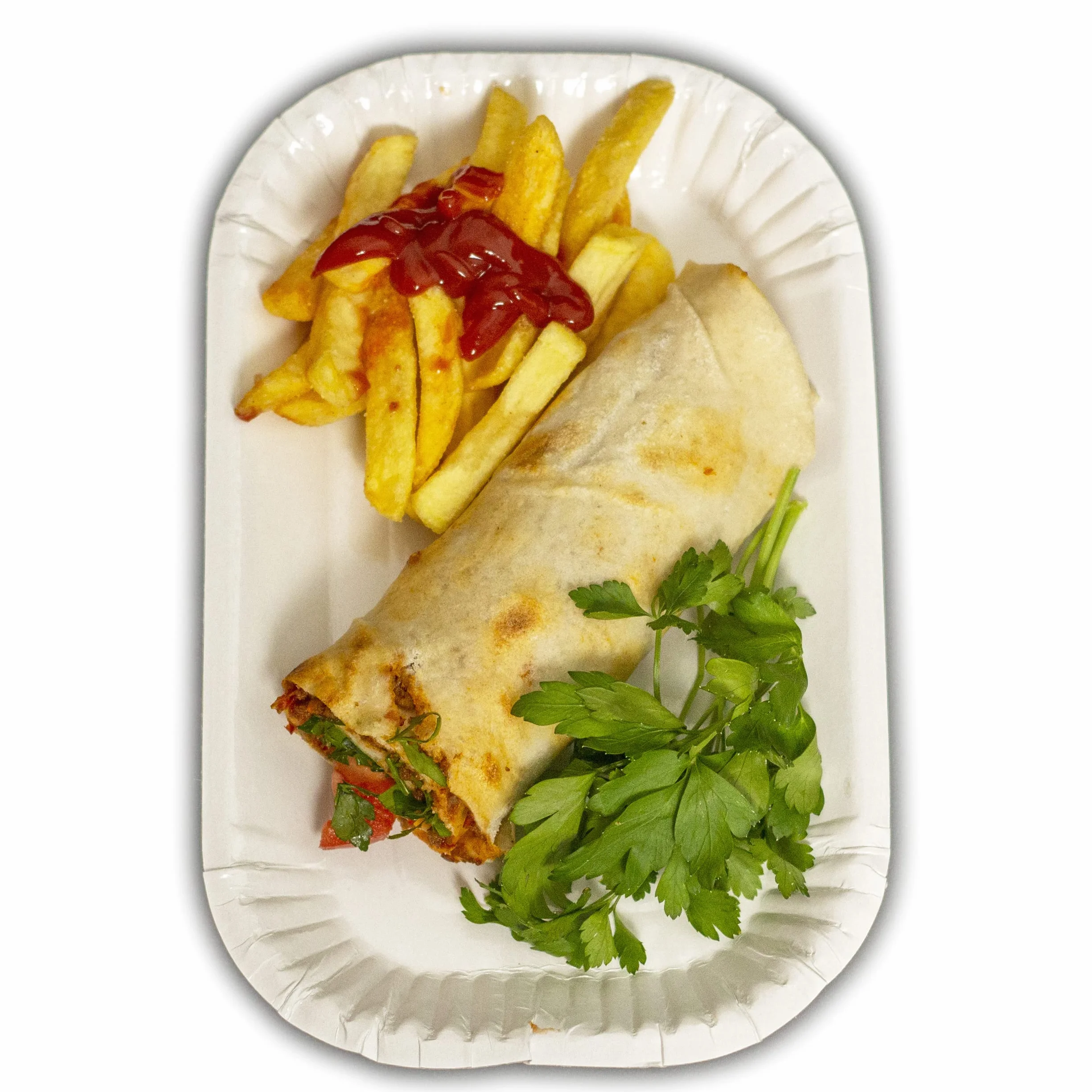 Commerline 1000 sztuk prostokątnych talerzy papierowych KU60, talerze jednorazowe na imprezę i do gastronomii, przyjazne dla środowiska naczynia jednorazowe, stabilne talerze do serwowania i talerze