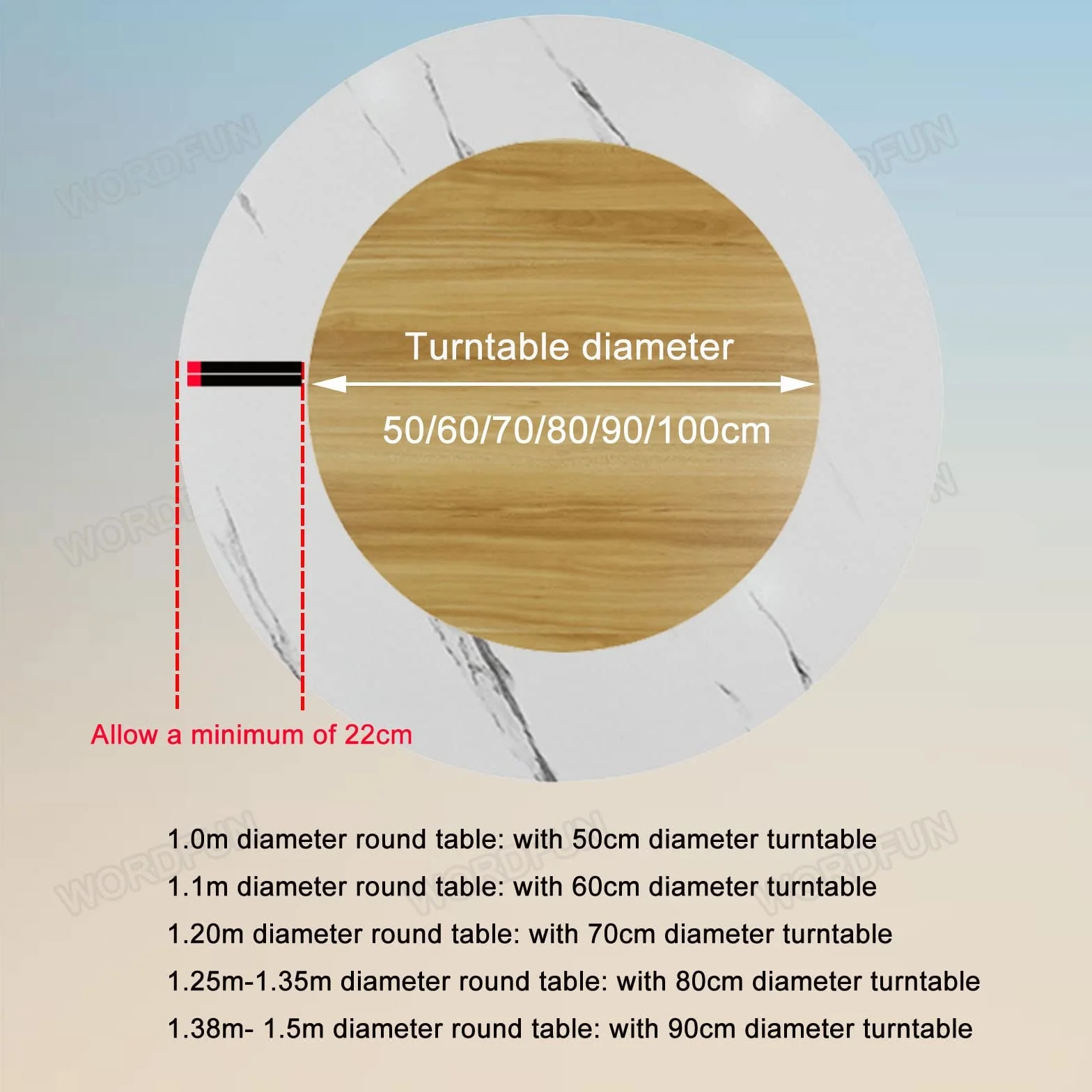 70 cm drewniana obrotowa okrągła obrotowa taca do serwowania do domu jadalni kuchni łatwe dzielenie się jedzeniem 71 cm obrotowa płyta idealna na imprezy i spotkania