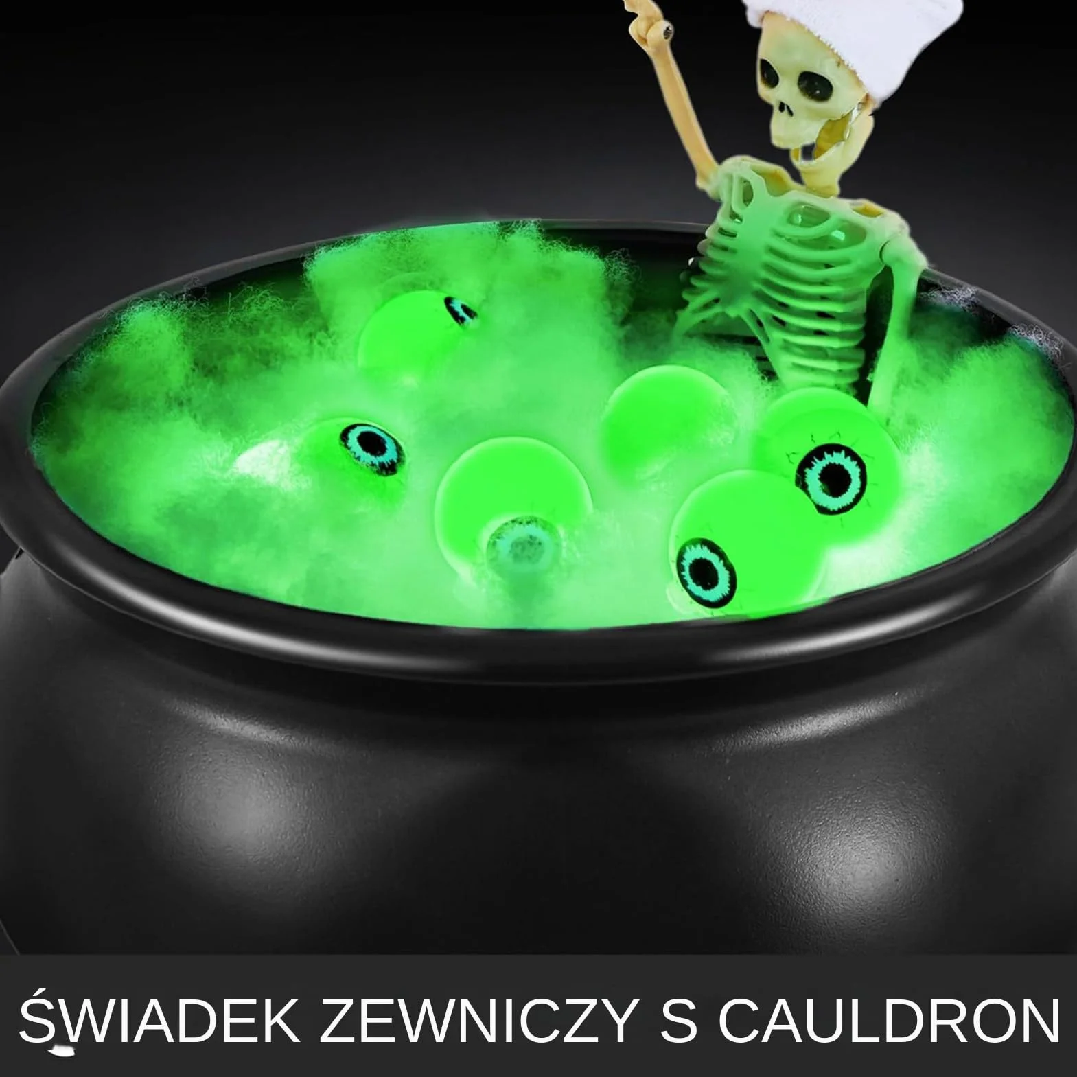 Wiedzmin Kocio? Du?y Zewn?trz | Halloweenowy Kocio? Wied?my do Dekoracji Ogrodu | Dekoracje ?wi?teczne Do Strasznego Domu Zewn?trz Do Wn?trz Ganku Trawnik Wej?cie ?cie?ka Impreza