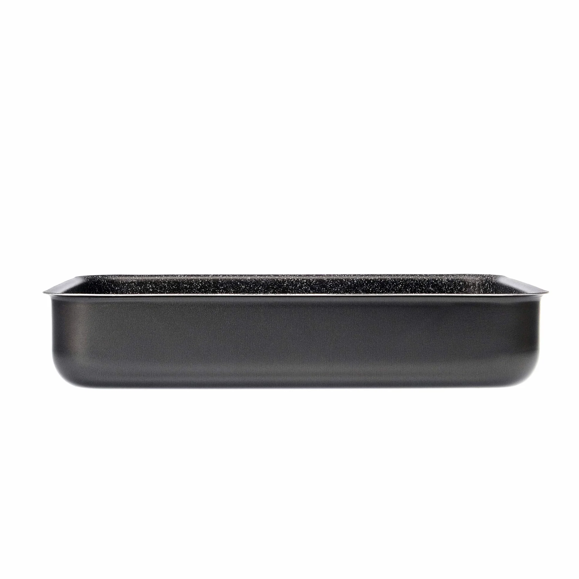 Alluflon Tradition Italy aluminiowe naczynie do lasagne, czarne, 42 x 29,5 x 7,5 cm