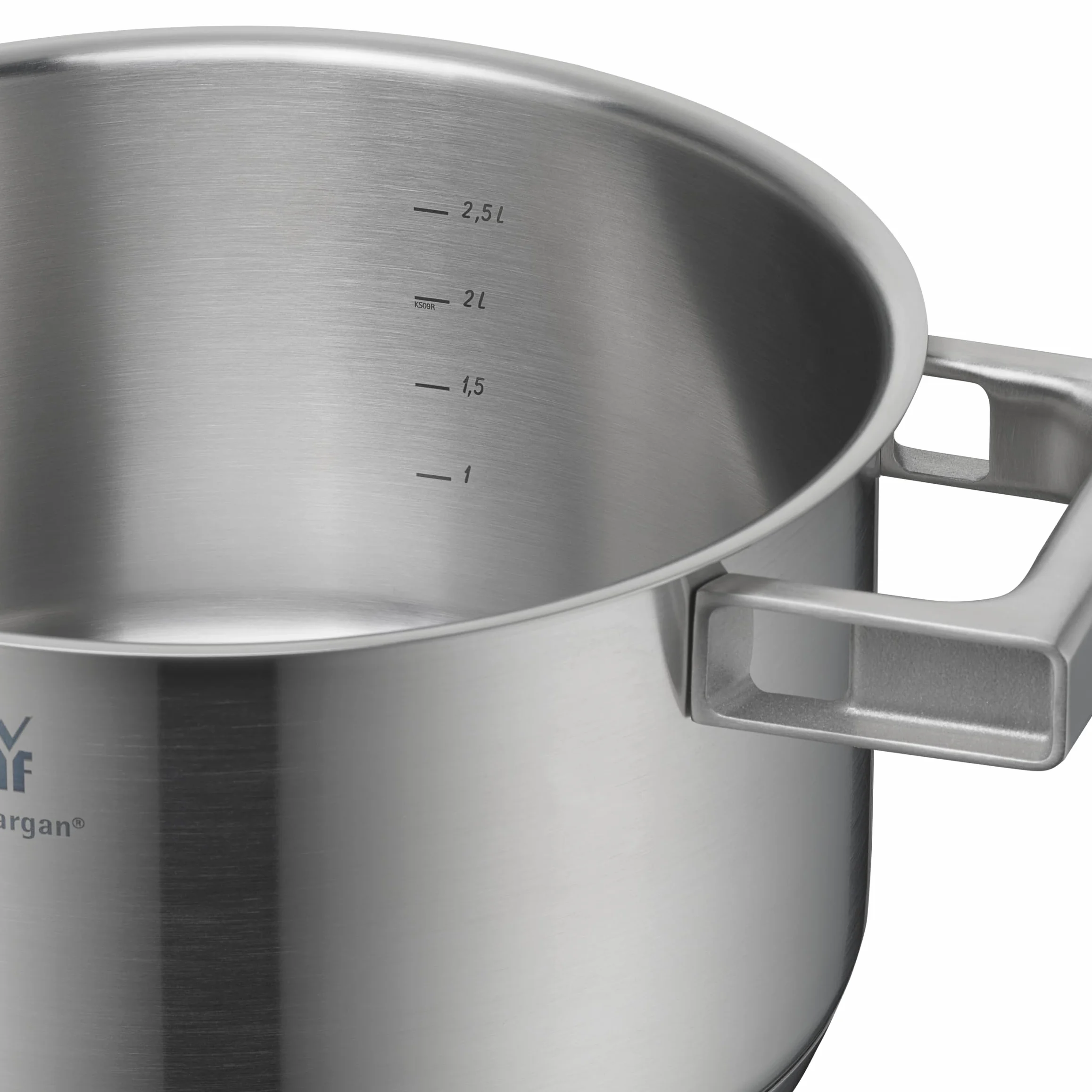 WMF Ultimate Cool 5-częściowy zestaw garnków indukcyjnych z pokrywką ze stali nierdzewnej, matowa stal nierdzewna Cromargan, zestaw garnków indukcyjnych niepowlekanych, skala wewnętrzna, nadaje się do