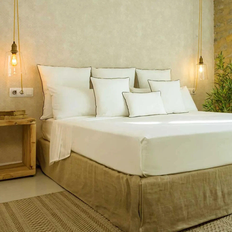 COTTON ARTean Komplet pościeli z bawełny organicznej, beżowy, 105 x 190/200 cm, 100% bawełna organiczna.
