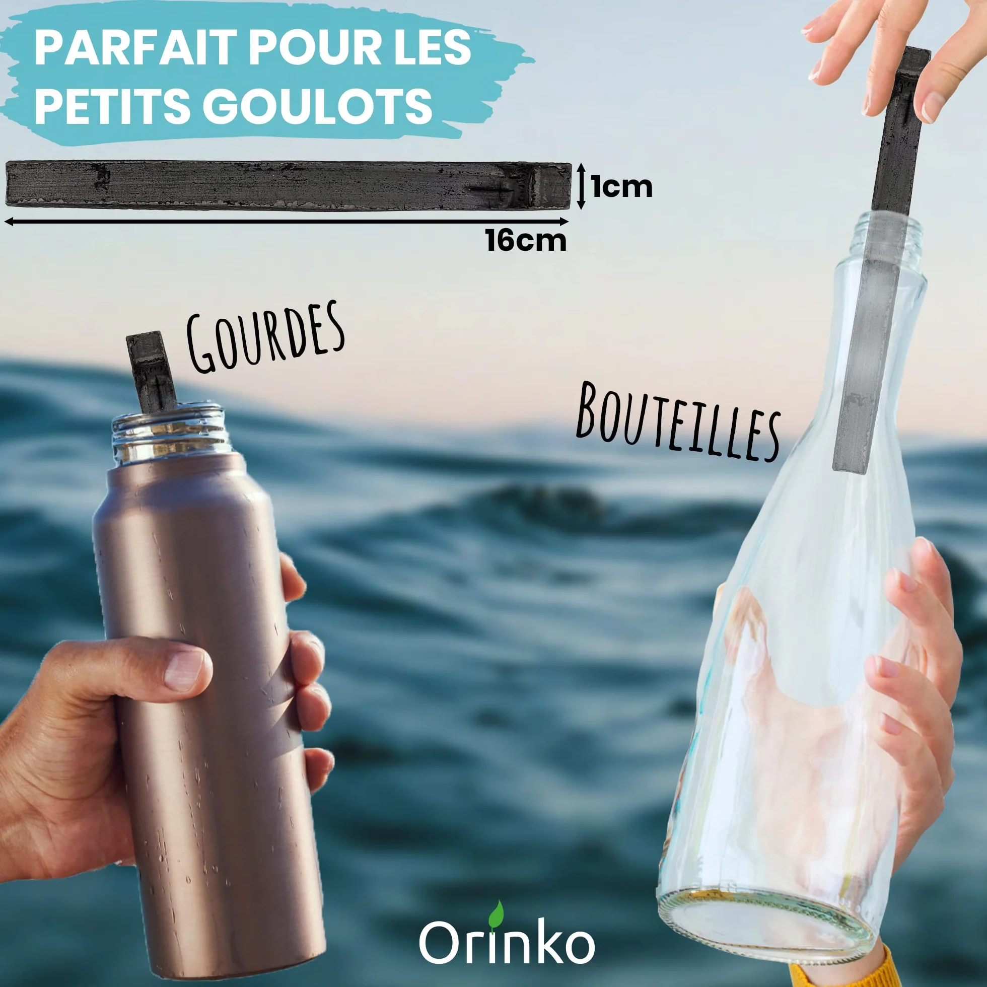 Orinko Organiczny Binchotan x15 | Aktywny Węgiel Binchotan Takesumi z Bambusa do Filtrowania Wody + E-book | Odstaw Butelkowaną Wodę z naszym Węglem Aktywnym [Gwarancja Zwrotu Pieniędzy]