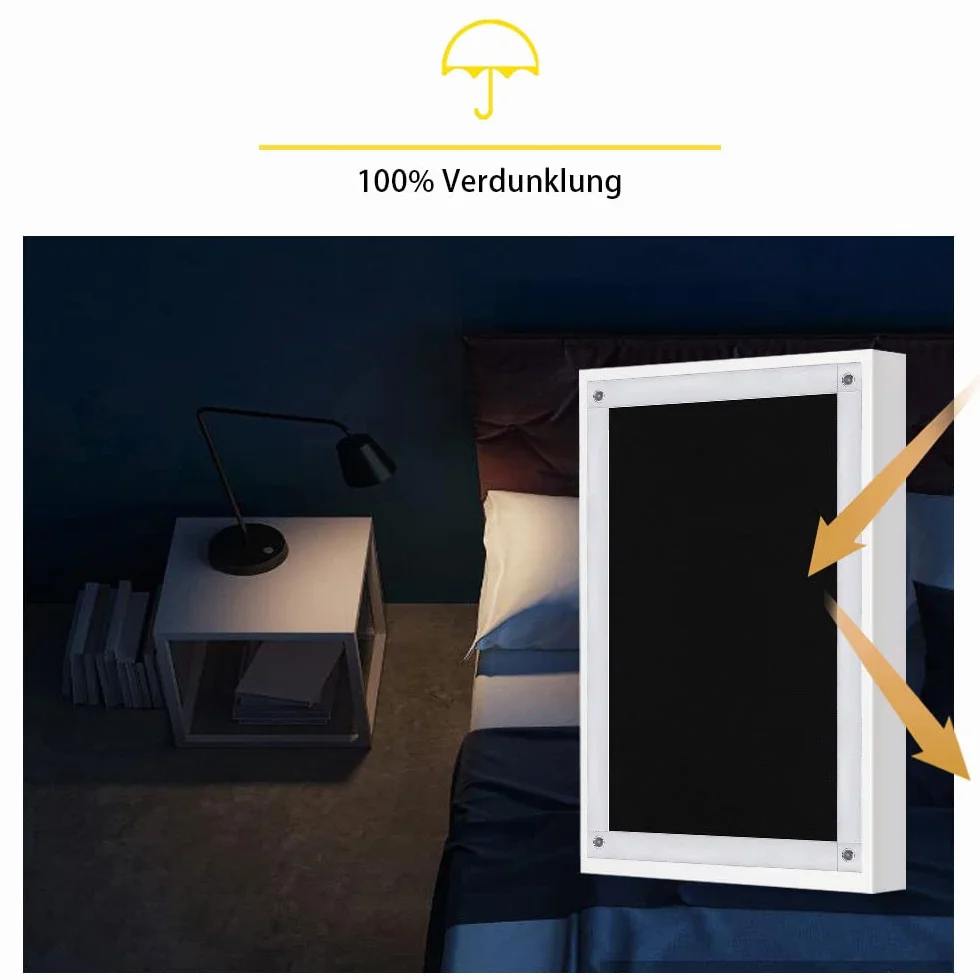 Eurohome Termiczna roleta na okno dachowe, bez wiercenia, ochrona przed słońcem, roleta zaciemniająca z przyssawkami, do okien Velux, czarna, 76 x 98 cm