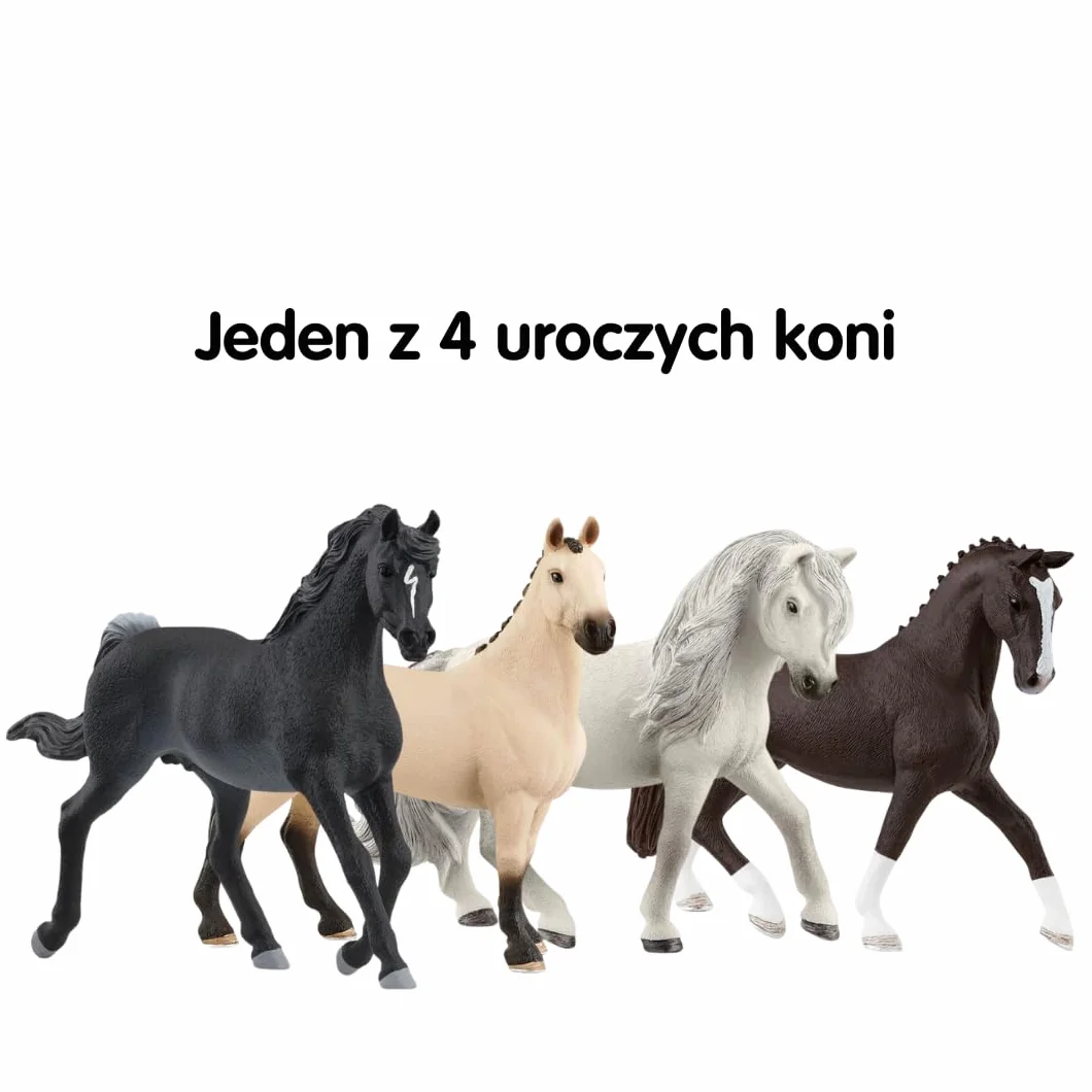 schleich HORSE CLUB | Kalendarz adwentowy HORSE CLUB 2025 – 99092 | z ruchomą figurką Lisy, 2 końmi, kotem, uzdą i wieloma akcesoriami | idealny prezent dla dzieci od 5 lat | 36 elementów