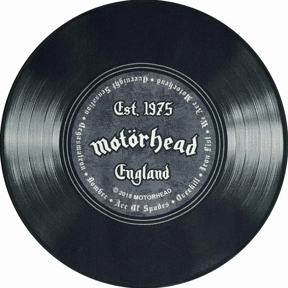 Motörhead Płyta winylowa dywan czarny 90 cm, Z102175