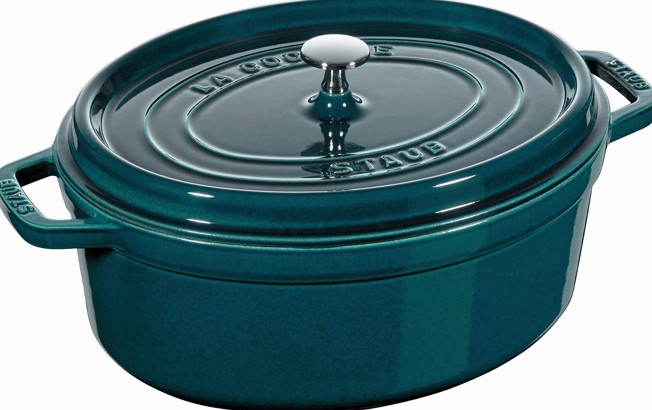 STAUB Gusseisen Bräter/Cocotte, Oval 31 cm, 5,5 L, La Mer