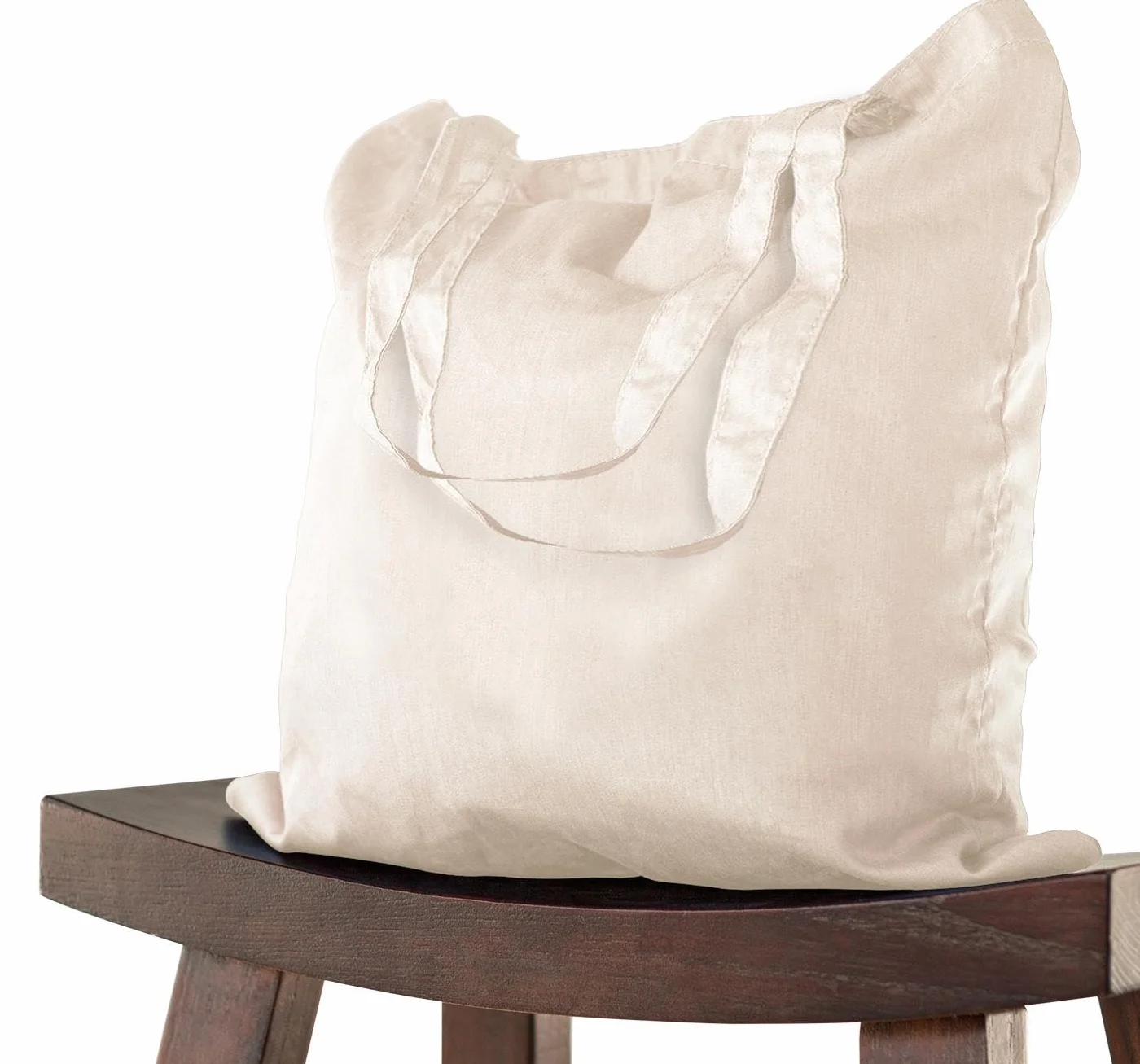 Torba bawełniana 38x42 cm 10 sztuk bez nadruku, dwa długie uchwyty Certyfikat OEKO-TEX® Torba materiałowa, reklamówka, torba bawełniana, torba materiałowa Torba na zakupy do malowania, natura