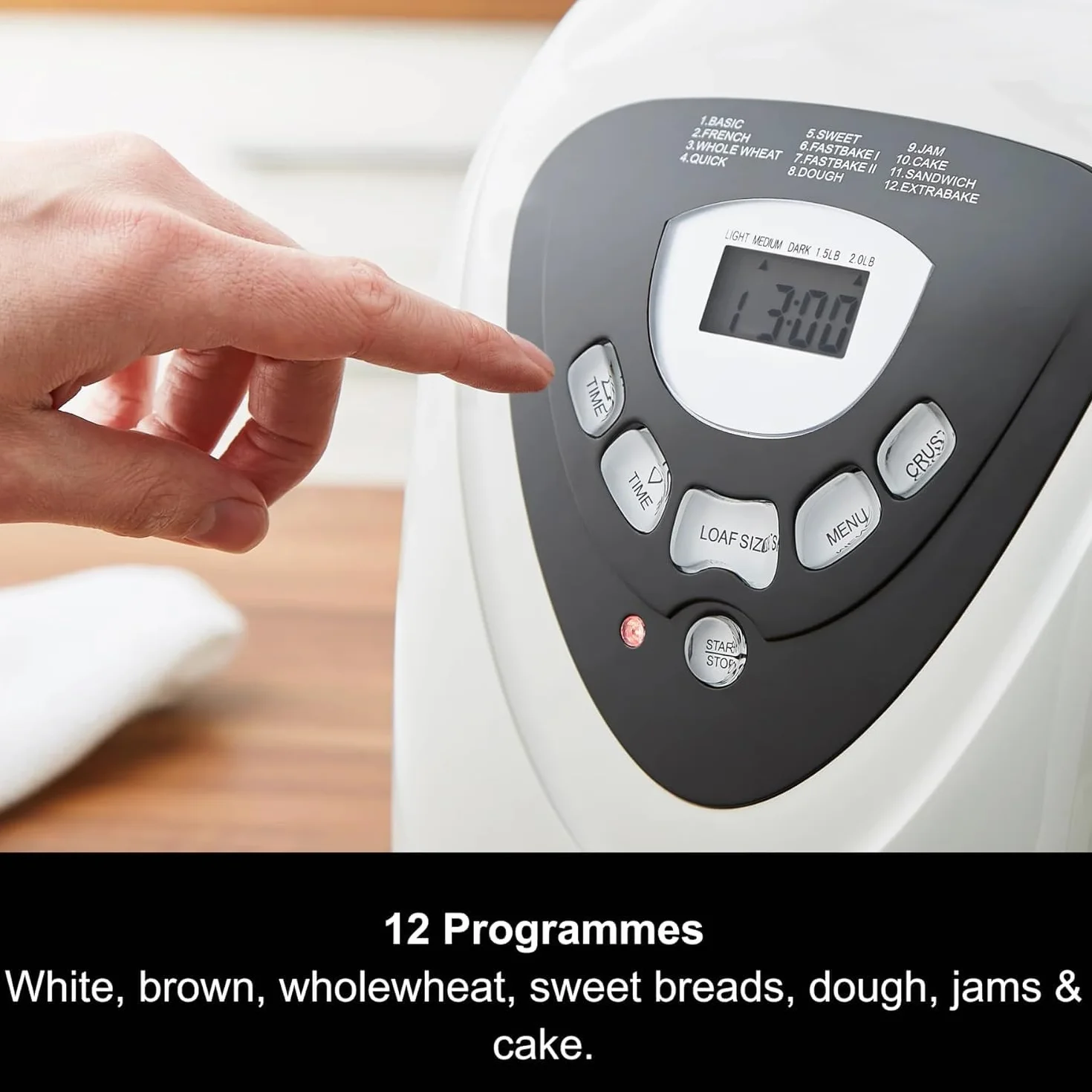 Morphy Richards 48281 machine à pain 600 W Blanc