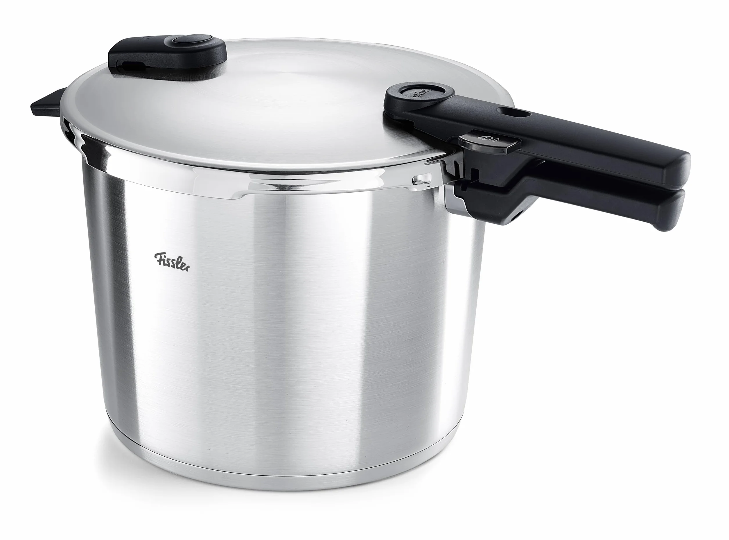 Fissler Vitaquick Premium szybkowar (10 l, Ø 26 cm) szybkowar ze stali nierdzewnej, 2 stopnie gotowania, Made in Germany – indukcyjny