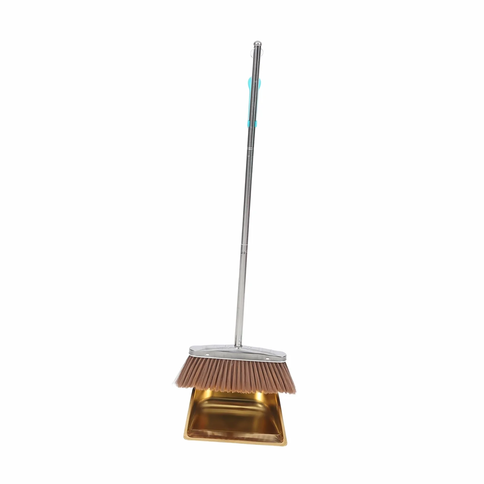 1zestaw Broom i Dustpan z Ręcznym Miotłą i Szufelką Wysokiej Jakości Zestaw Do Sprzątania Domu i Biurze Ergonomiczna Rączka Stal Nierdzewna Trwały i Wygodny Użyciu