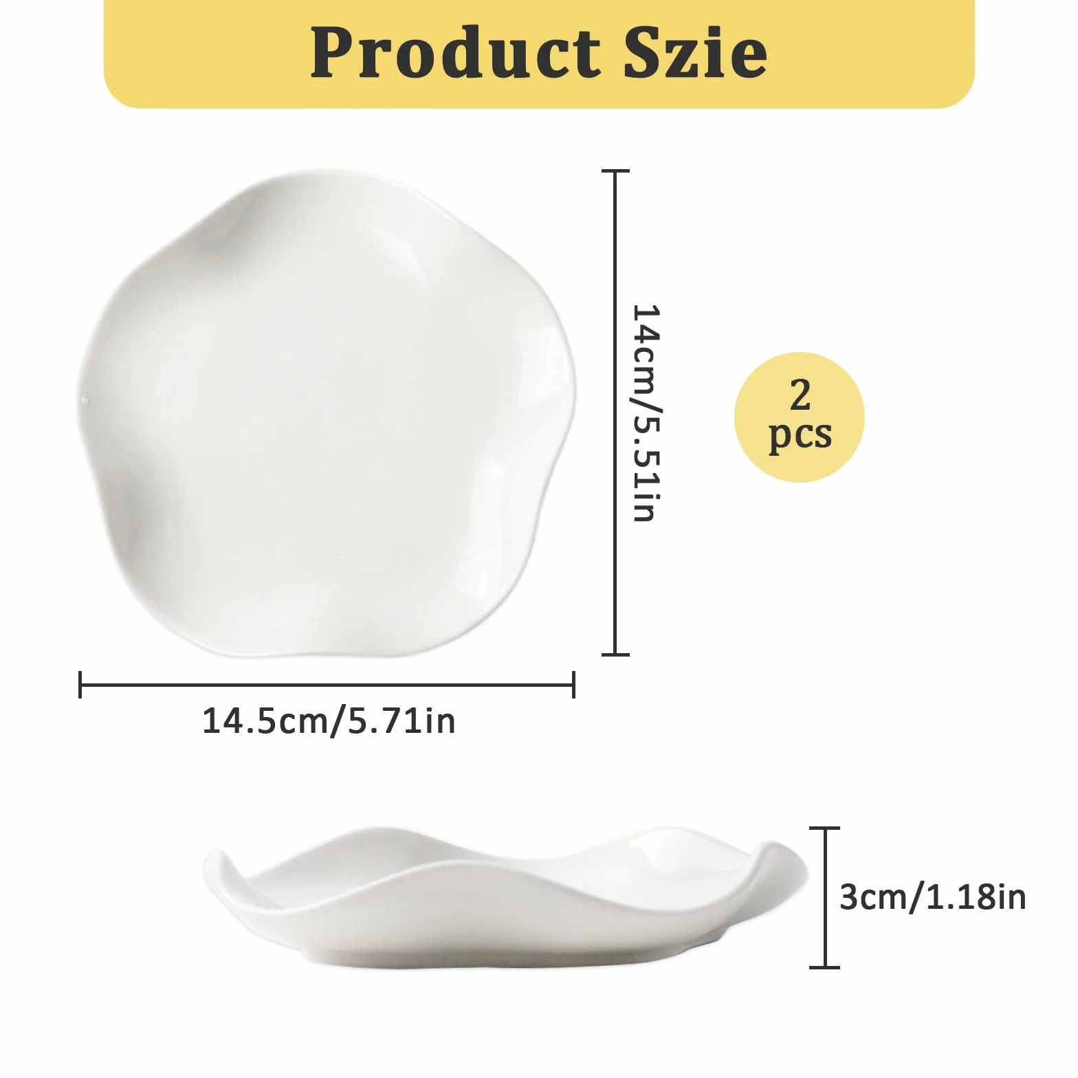2 sztuki ceramicznych półek na łyżki do kuchni, na płytę kuchenną i blat kuchenny, 13 cm, uchwyt na łyżeczkę, na łyżeczkę, łyżeczkę lub szczypce