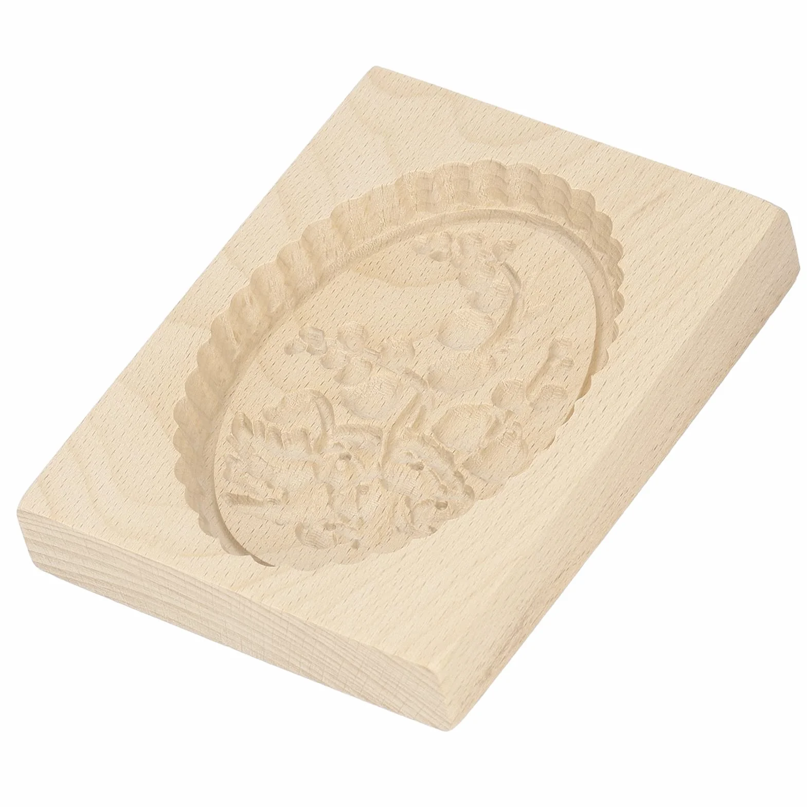 Foremki do ciastek, Drewniane foremki do ciastek, herbatniki, drewniane ciasteczka Drewniane ciasteczka Łatwe uwalnianie Wielokrotnego użytku Zmywalne rzeźbione pieczątki do ciastek dla domu