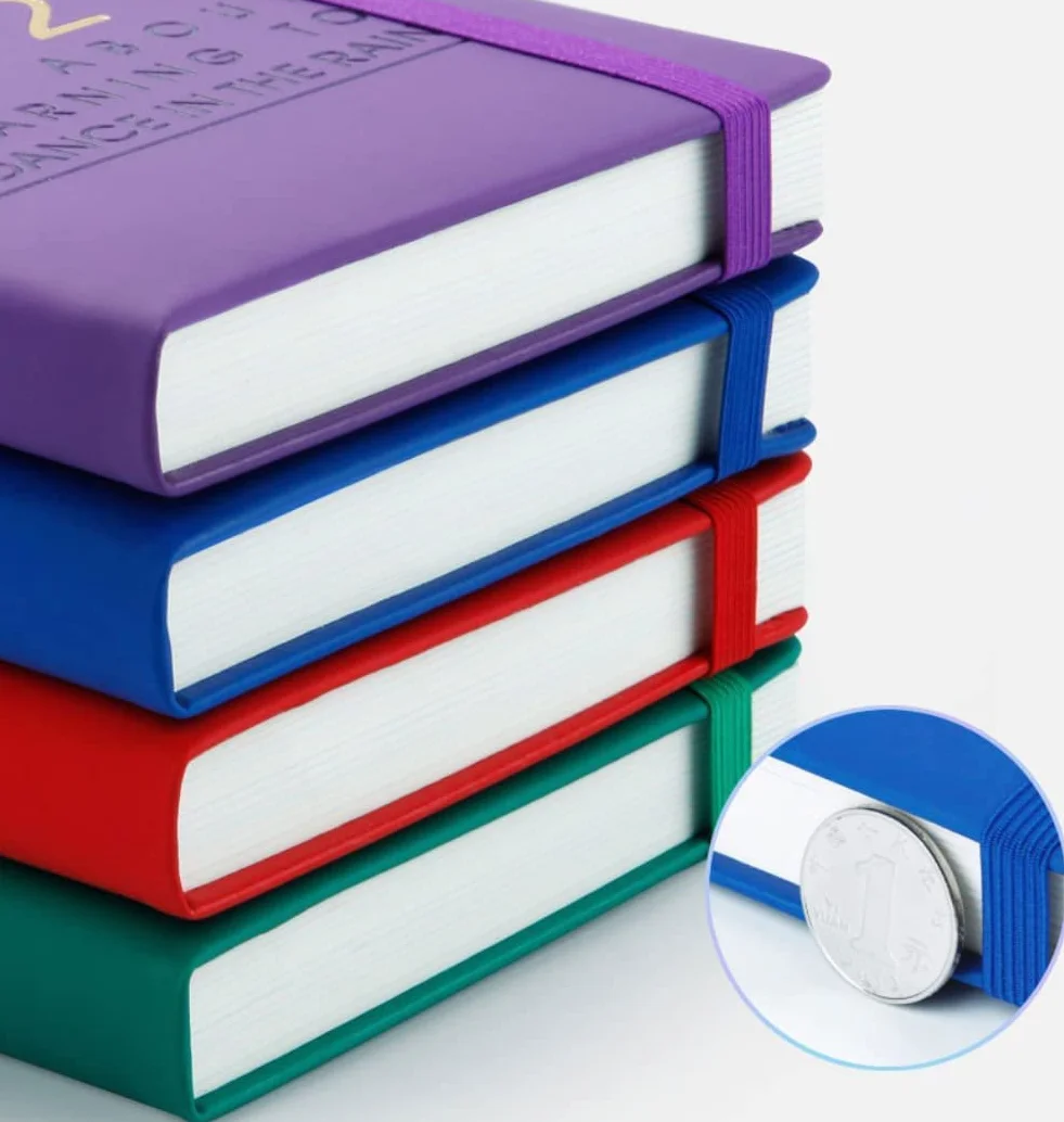 2022 Planner kalendarz zeszytowy, tygodniowy i miesięczny i dzienny cel długoterminowy, gruby notatnik A5 PU skórzana twarda okładka Agenda harmonogramy artykuły papiernicze biuro szkolne/772 (Color