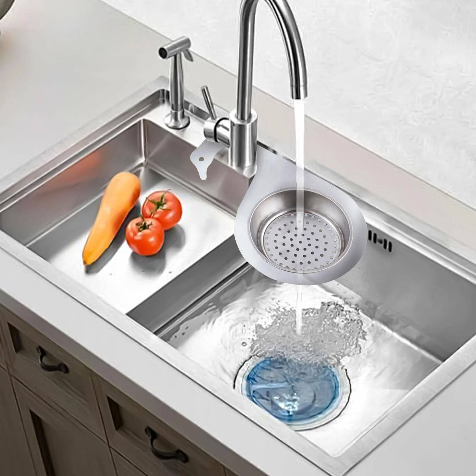 Sink Sitko Kuchnia Sitko Kosz Zlew Wielofunkcyjny Do Zlewozmywaków Kuchennych Narożnik Owoców i Warzyw