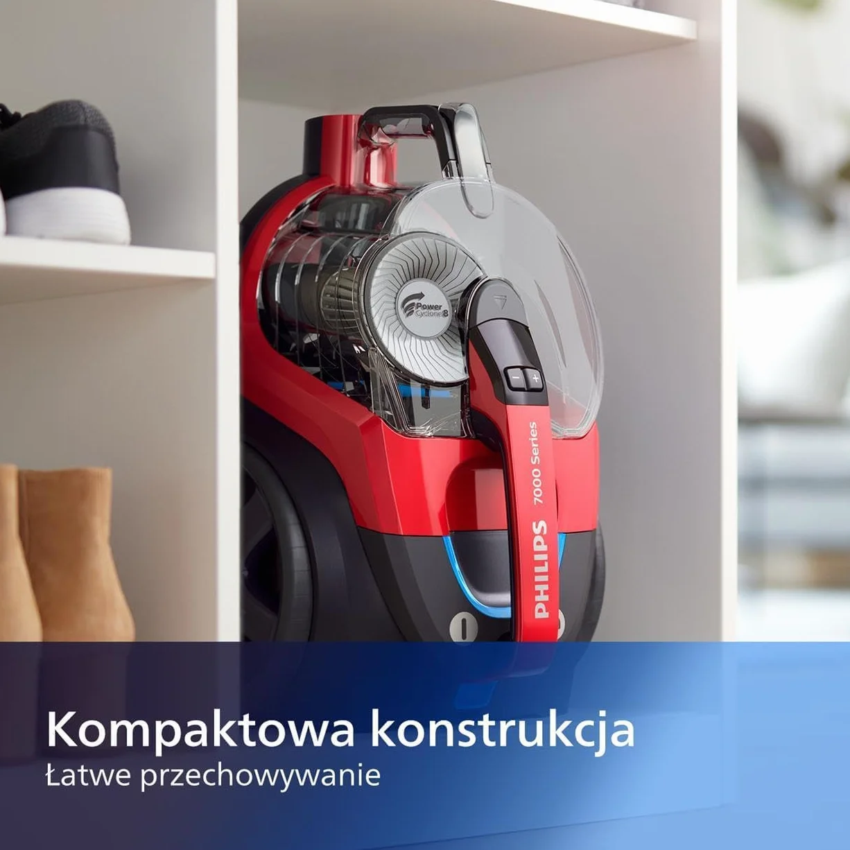 Philips PowerPro Expert Odkurzacz Bezworkowy 900W Filtr Allergy H13 Nasadka TriActive FC9729/09
