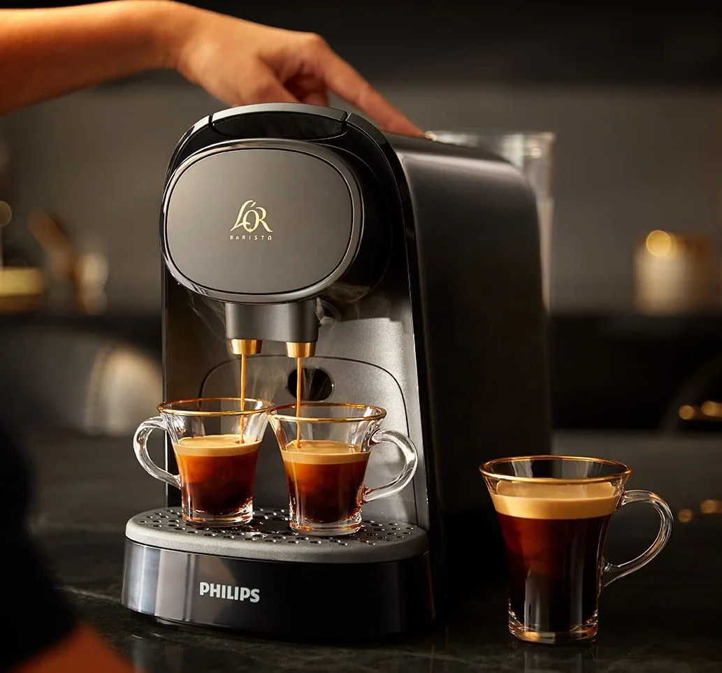Philips L'Or Barista Ekspres do Kawy, Czarny, 1.45W