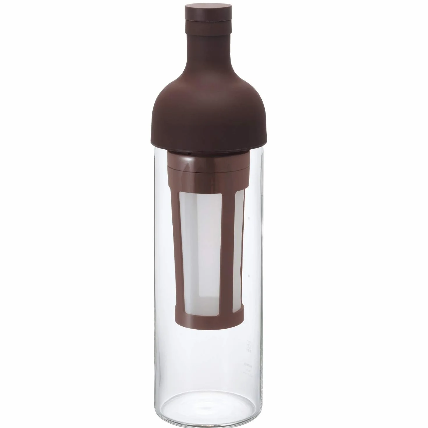 Hario Cold Brew Filtr w Butelce, Guma, Brązowy, 700 mililitrów