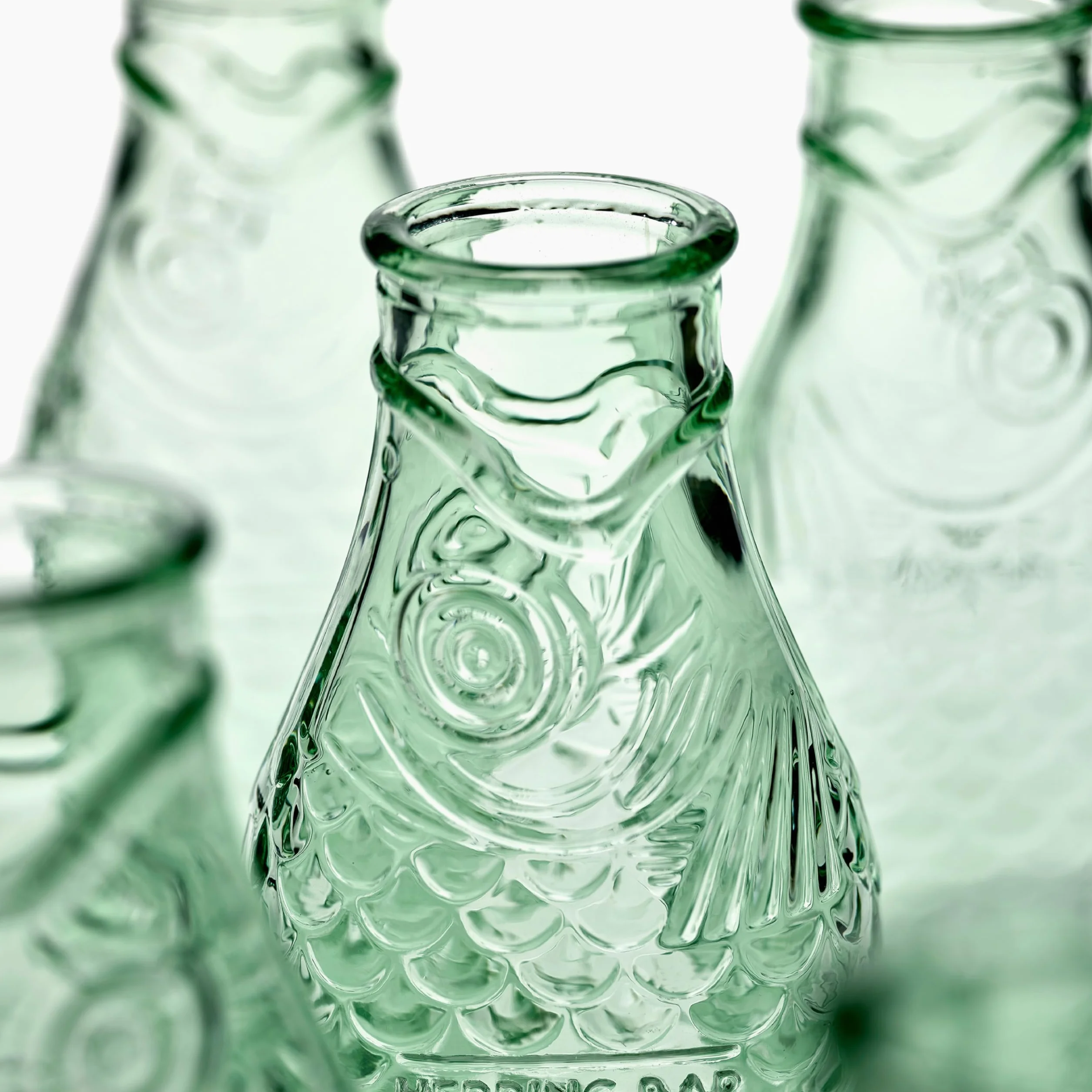 Butelka "Ryba" z przezroczystego szkła 1L Paola Navone