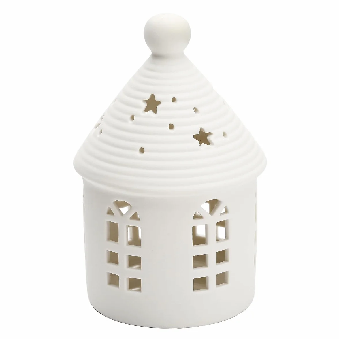 Ceramiczna latarnia morska dekoracja domu blat ręcznie rzeźbione figurki porcelanowe z oświetleniem LED bateria w zestawie