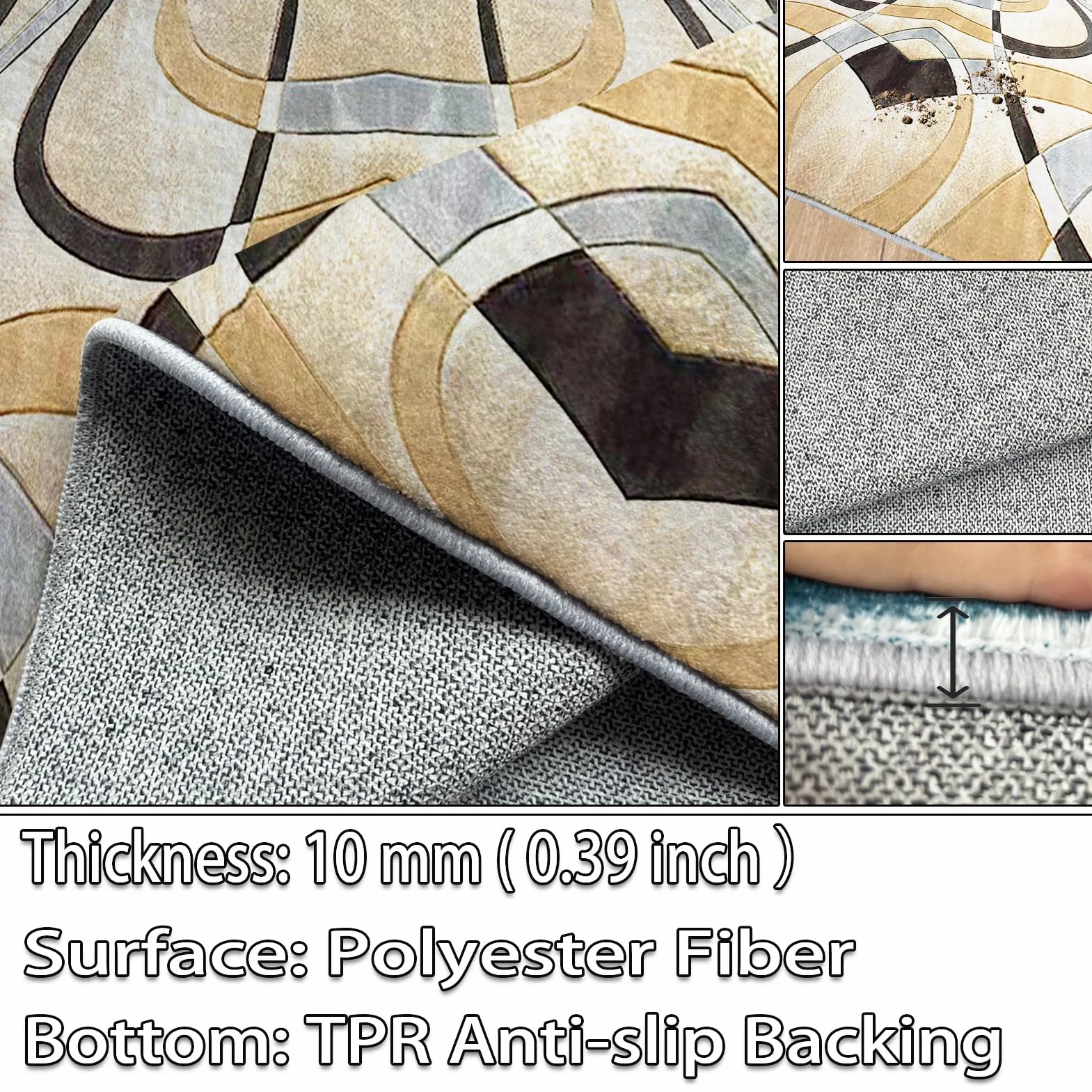 Mata na krzesło inwalidzkie, mata na krzesło do gier, mata ochronna na krzesło, 180 x 200 cm, mata podłogowa do gier, mata podłogowa do biura do parkietu, płytek i podłóg laminowanych