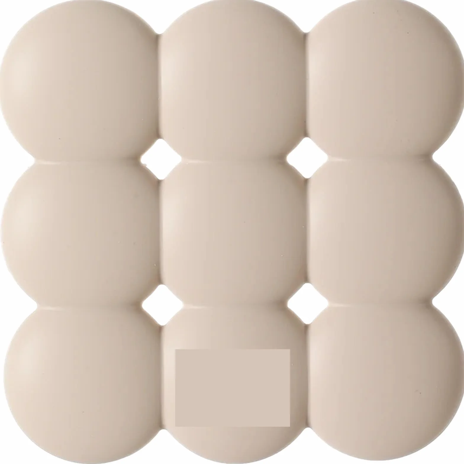 silikonowa podkładka pod gorące naczynia, Podstawka silikonowa wielokolorowa 16x16cm termoizolacyjna antypoślizgowa podkładka do kuchni(Square Gray)