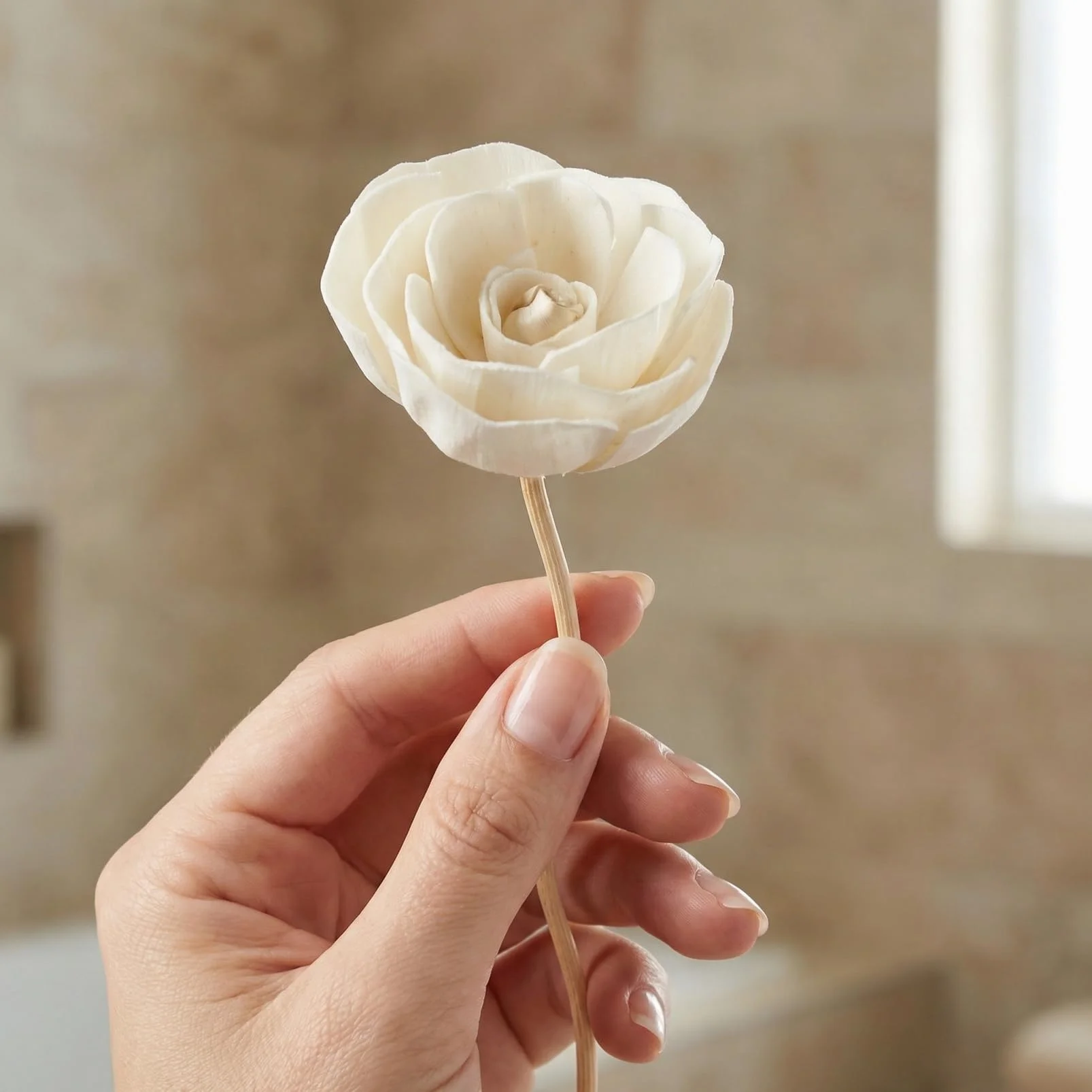 Angoily Rattan Dyfuzor Pręty z Aromatycznymi Suszonymi Kwiatami 8 Dyfuzorów Do Olejków Eterycznych Akcesoria Do Aromaterapii Do Domu I Biura 20 cm
