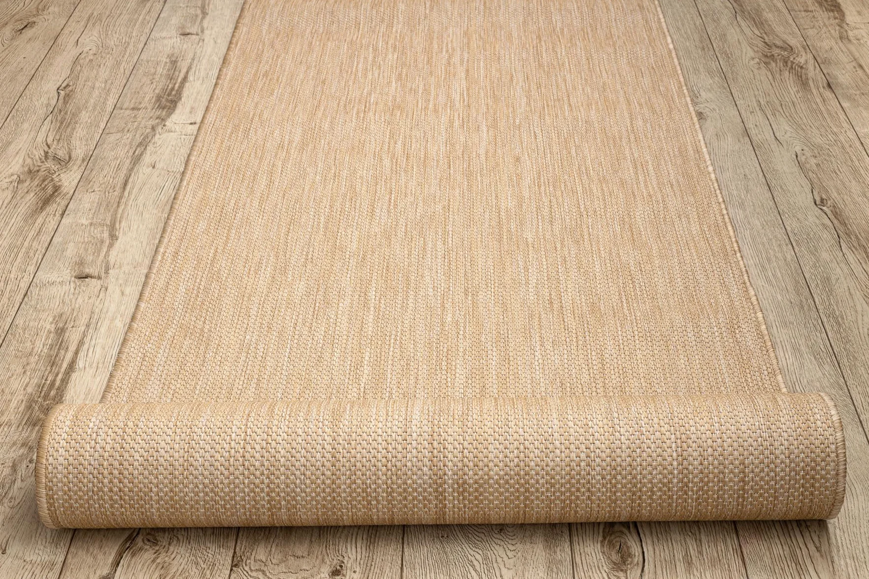 Bieżnik SISAL SION Melange płasko tkany Natural ekrü 80 cm 80 x 180 cm beżowy