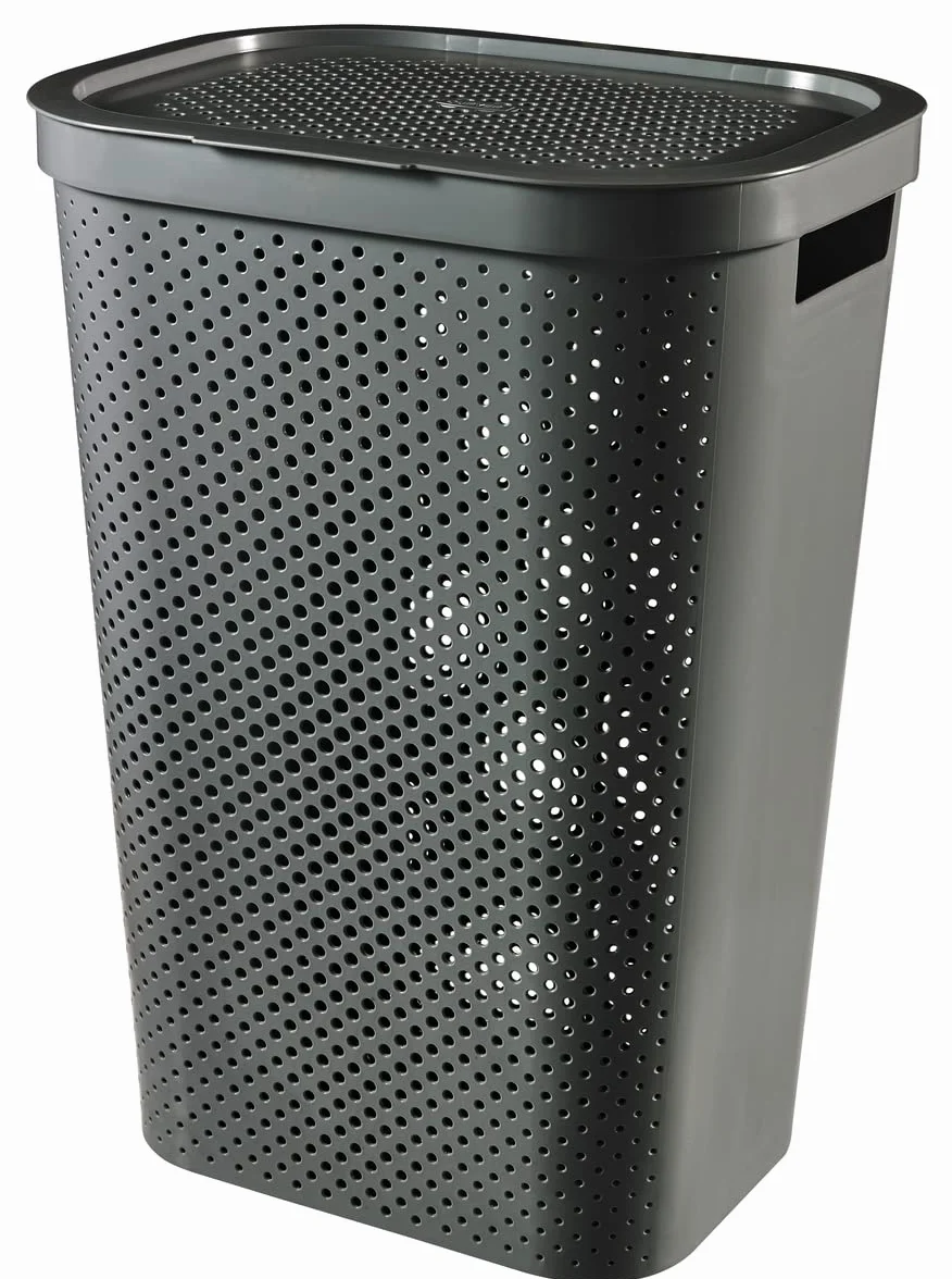 Curver Kosz na pranie Infinity 59 l, ciemnoszary