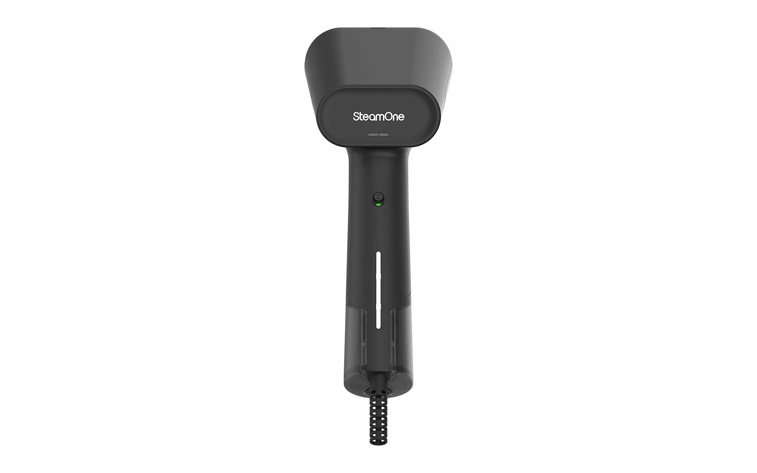 SteamOne DTC75B pionowe żelazko parowe, przenośne, stopa żelazka ze stali nierdzewnej, 1600 W, zbiornik 75 ml, gotowe w 35 sekund, strumień pary 25 g/min. Kolor: czarny