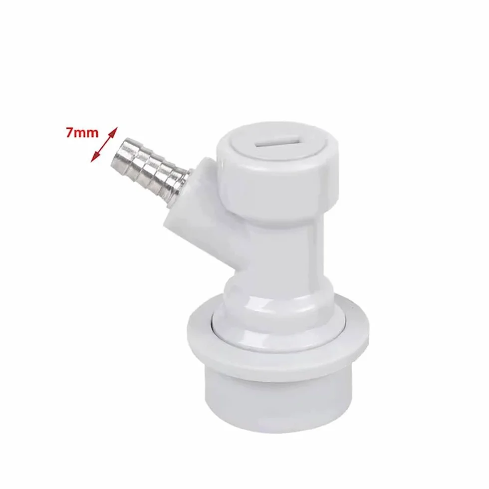 1 szt. nasadka do nagazowywania Homebrew Carbonation Cap i zestaw rozłączny z blokadą kulową Barb Ball Lock 5/16" – idealny do napojów gazowanych, piwa, soków i innych(Cap+gas barb)