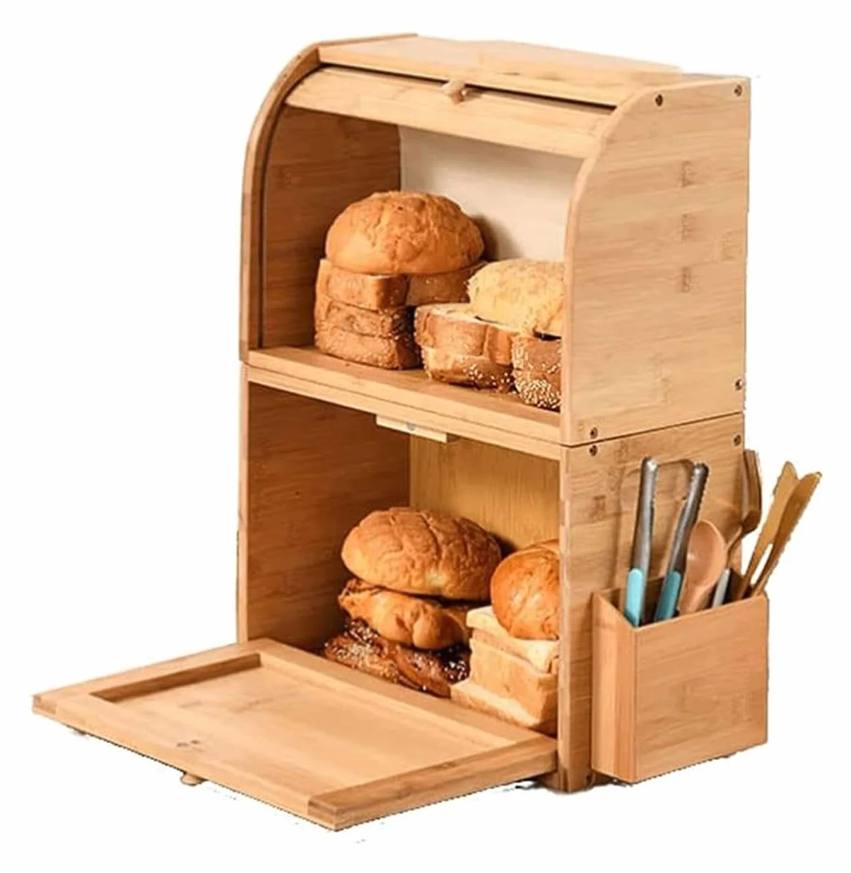 Pojemnik Do Przechowywania Retro Pudełko Na Chleb W Stylu Wiejskim Minimalistyczny Pojemnik, Aby Zachować Świeżość Pieczenia Do Blatu Kuchennego
