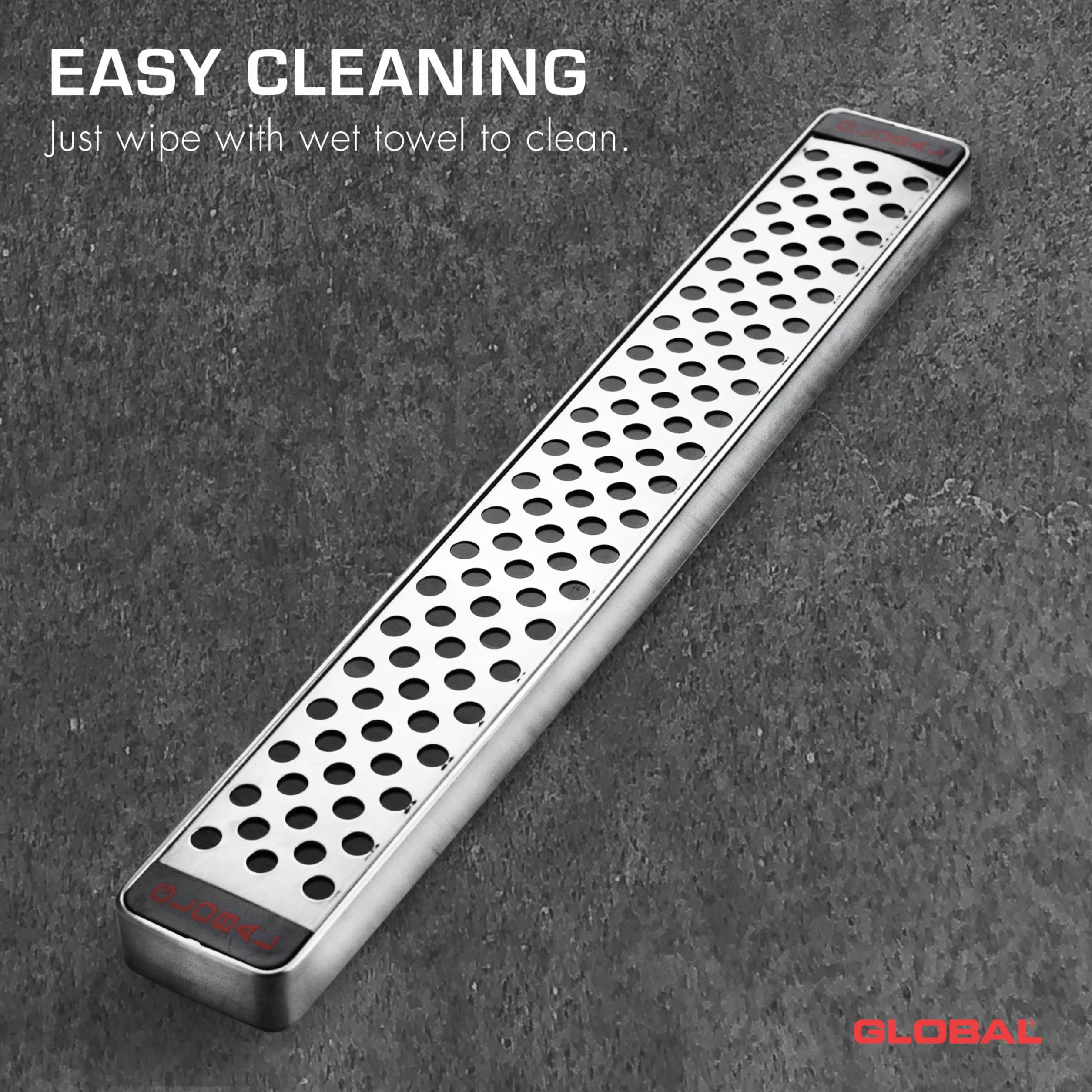 Global Knives G-42/40 uchwyt na noże, magnetyczny, 40,6 cm, CROMOVA 18 stal nierdzewna