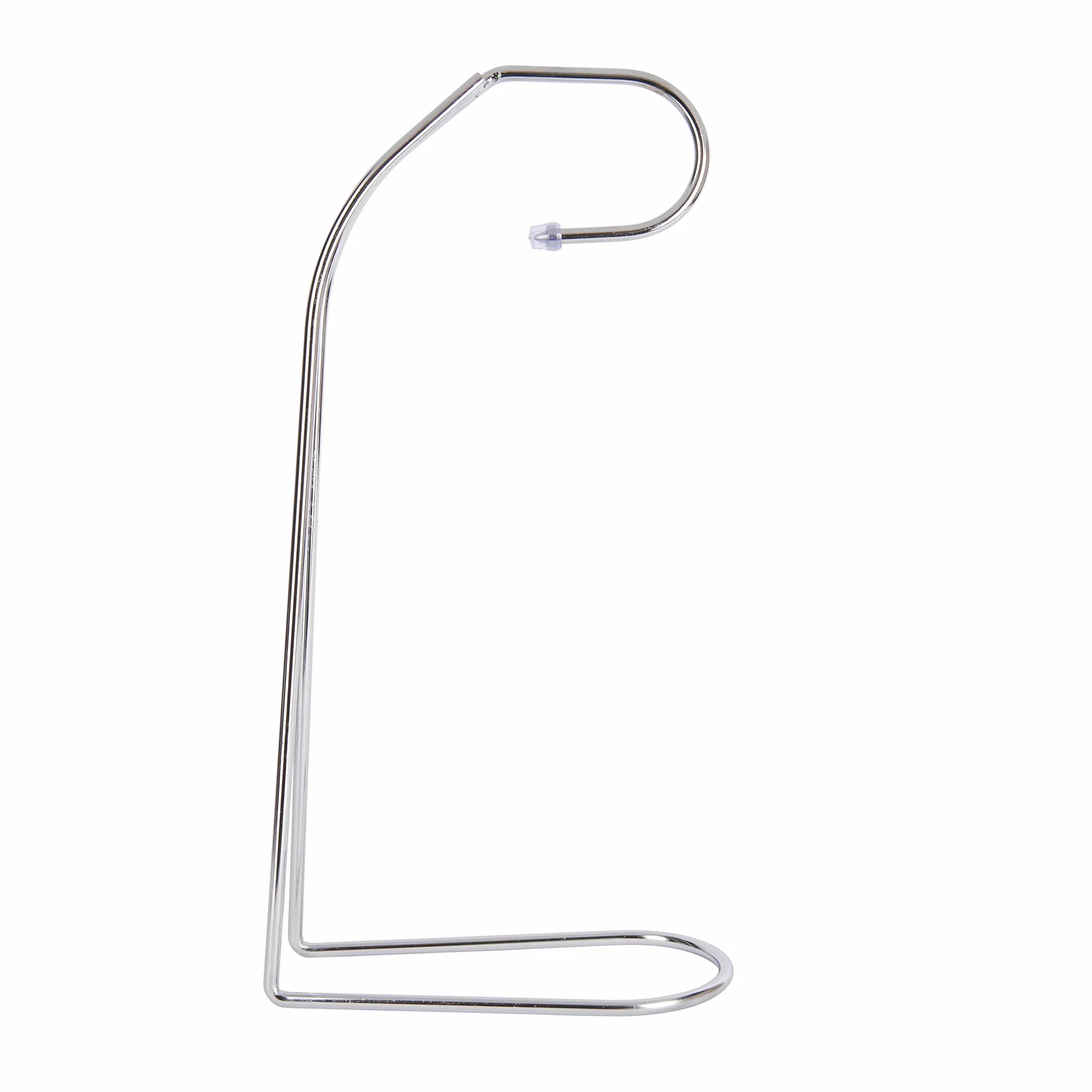 KitchenCraft Uchwyt na Banany, Metalowy, Chromowane Wykończenie, 17,5 × 8,5 × 34 cm - Kolor Srebrny