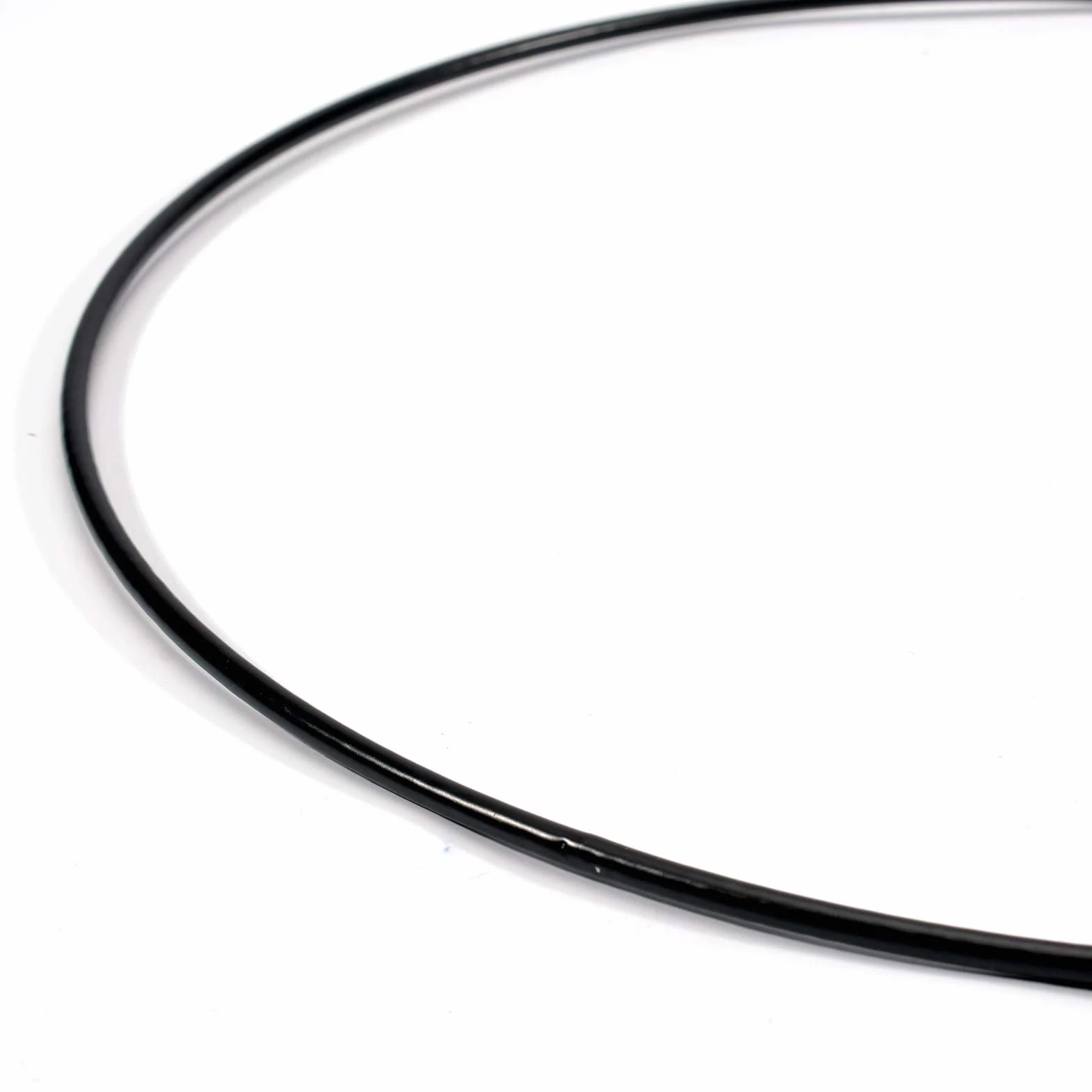 Vaessen Creative Pierścienie metalowe, czarne, Ø 25 cm 3 mm