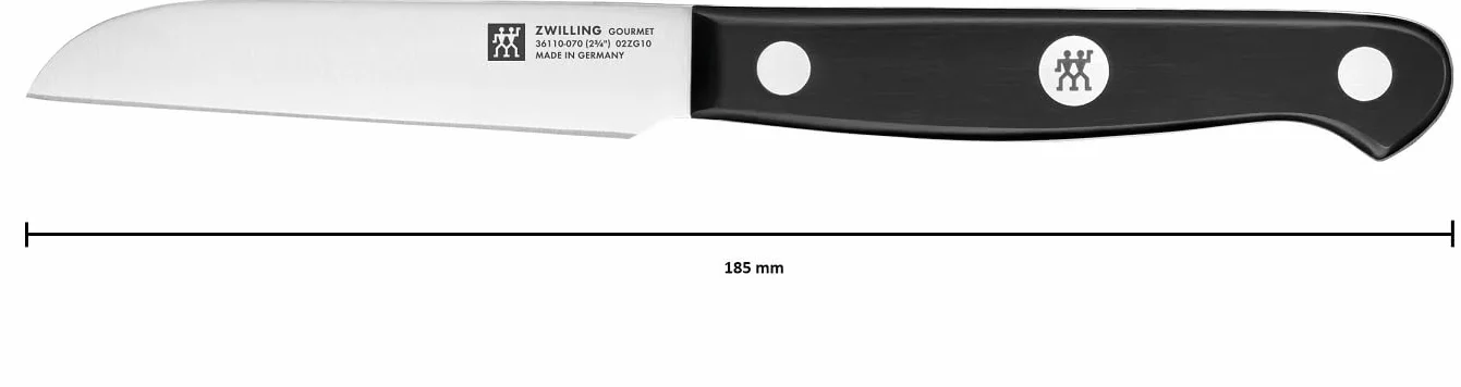 Zwilling Nóż do warzyw, stal, srebrna, 26 x 6,3 x 3,1 cm