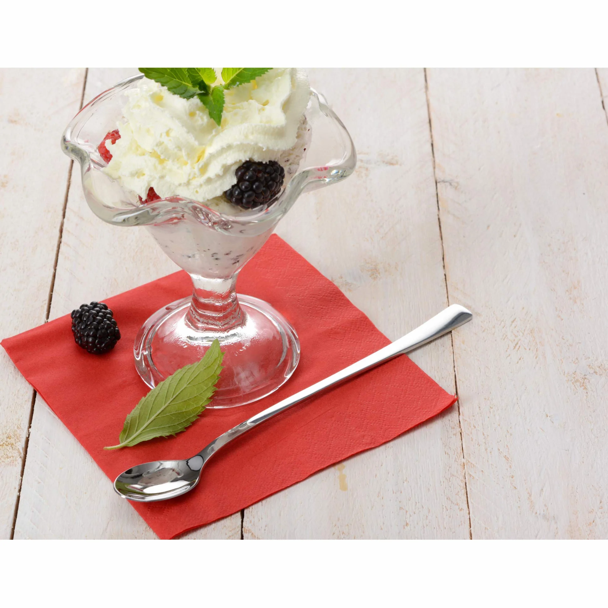 GRÄWE® 6 x łyżka do drinków 22 cm ze stali nierdzewnej, seria Würzburg