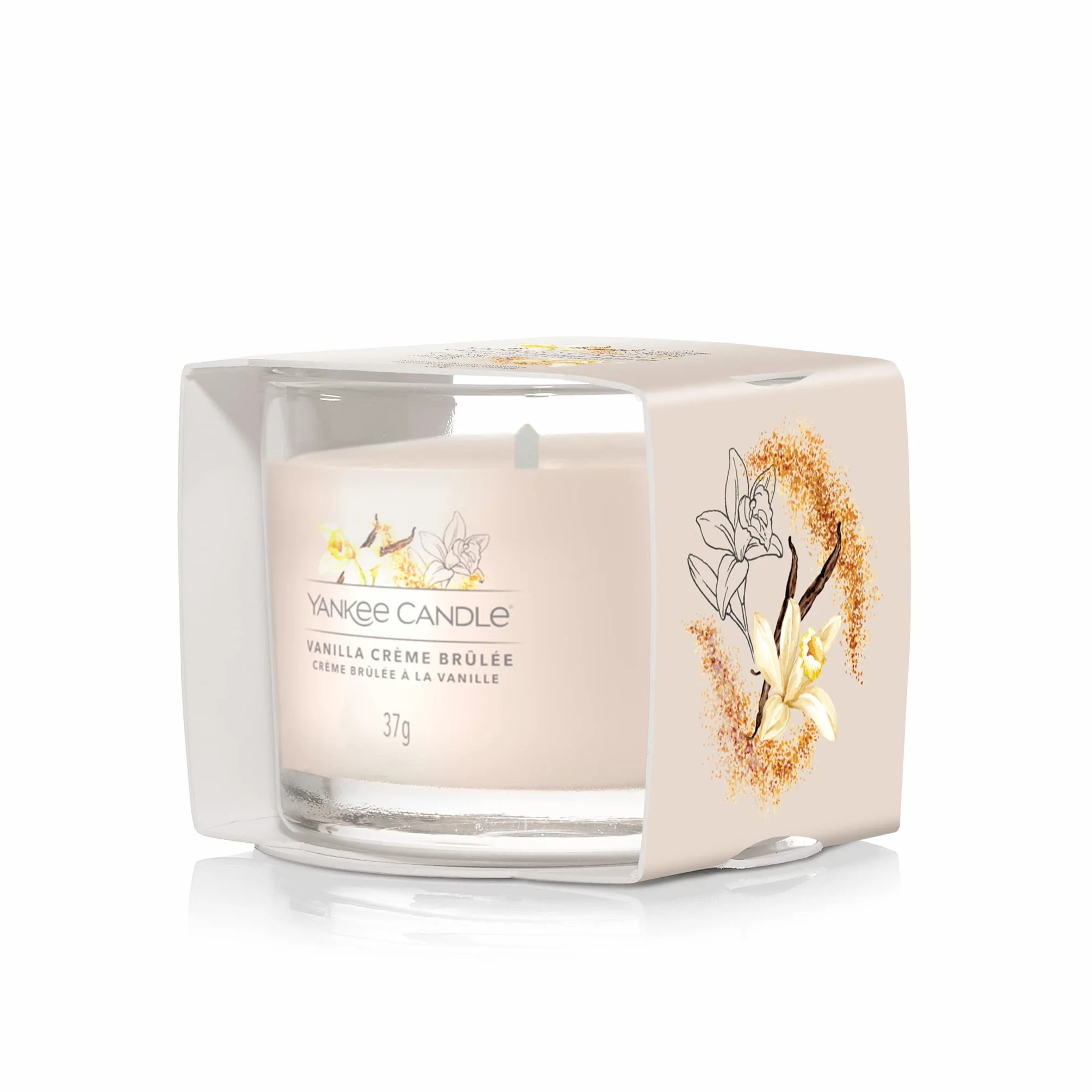 Yankee Candle Świeca wotywna z paloną wanilią śmietaną