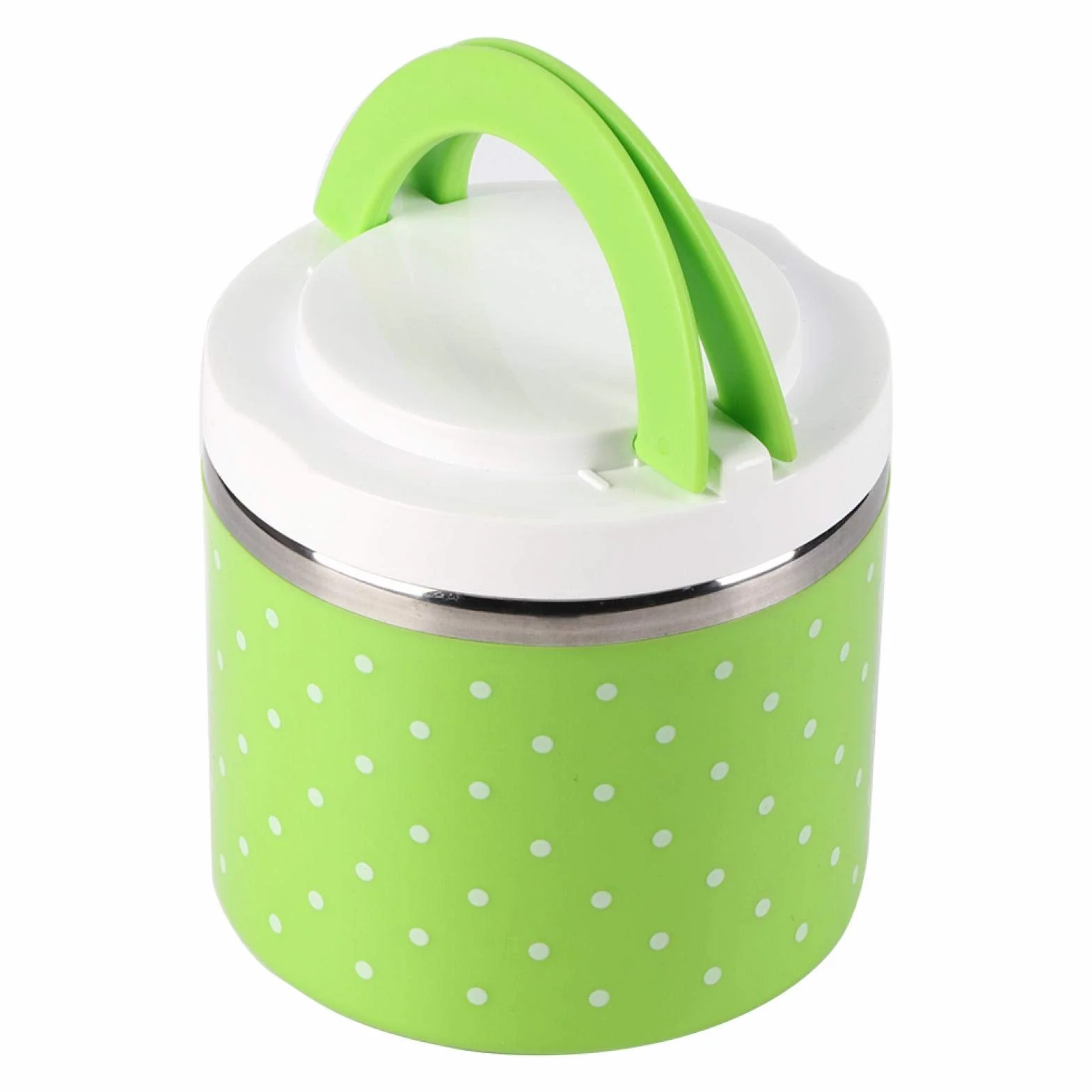 Pojemnik Termiczny na Jedzenie 630 ml ze Stali Nierdzewnej, Lunch Box Utrzymujący Ciepło dla Dorosłych i Dzieci, Szczelny Pojemnik na Posiłki, Przenośny Termos Obiadowy do Szkoły i Pracy