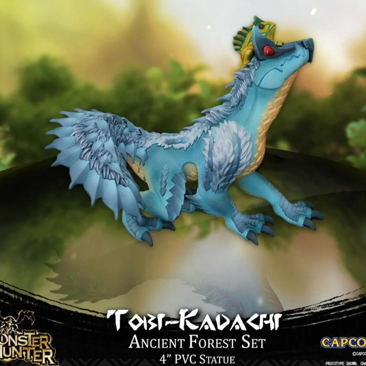 Monster Hunter AGS-CAPMHFTK Figurka PCW (Tobi-Kadachi), niebieska, 10 cm