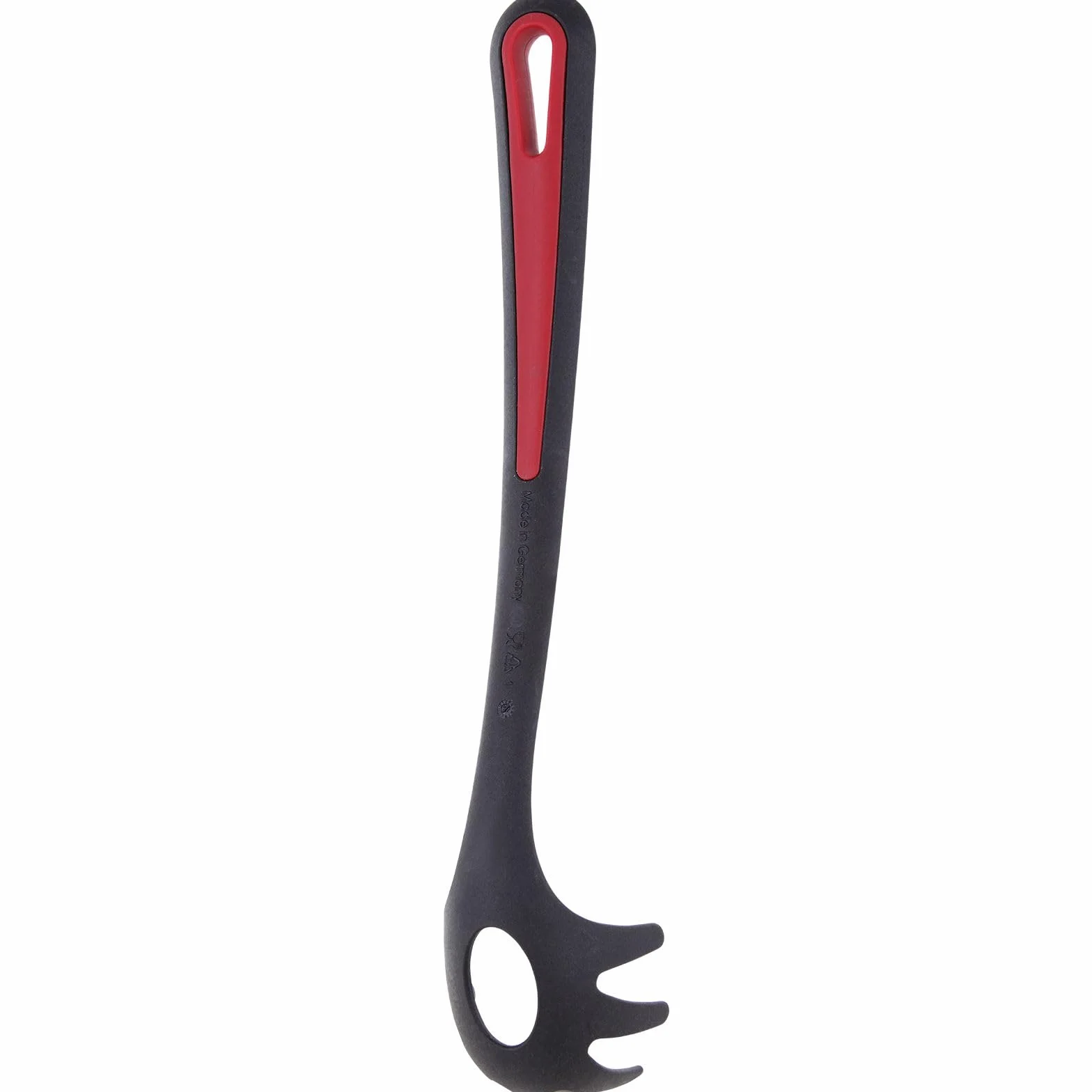 Westmark Łyżka do serwowania/nakładania spaghetti, Długość: 30,5 cm, Gallant, Czarna/Czerwona, 29602270