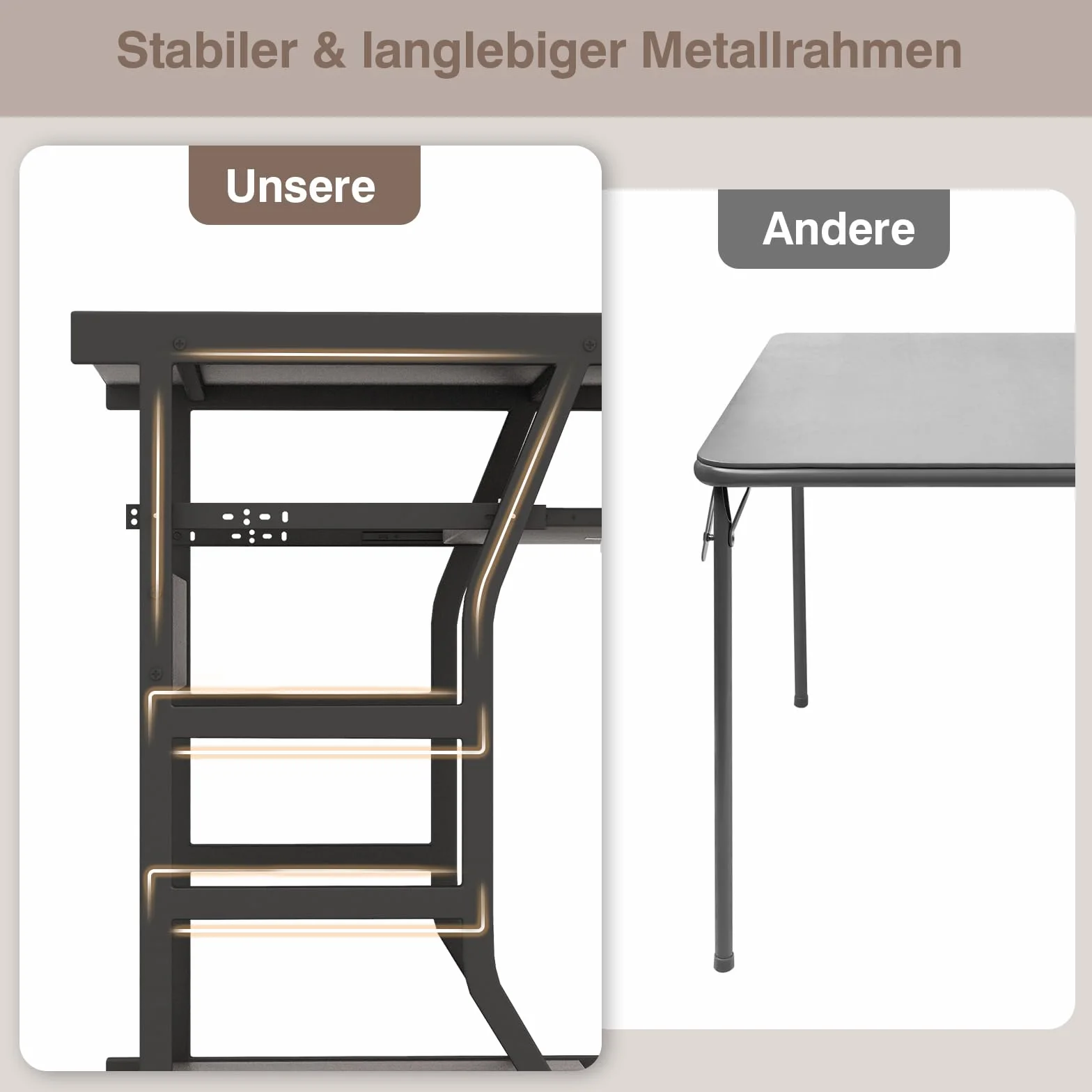 COSTWAY Stolik pod komputer drewnopochodny 75x50x75 cm