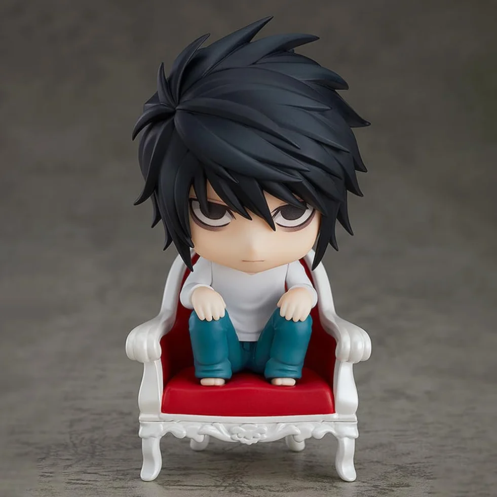 Zhongkaihua Notatnik śmierci figurka L Lawliet figurka 10 cm figurka anime model statuetka Boże Narodzenie dom biurko ozdoba urodziny dekoracja prezent dla fanów