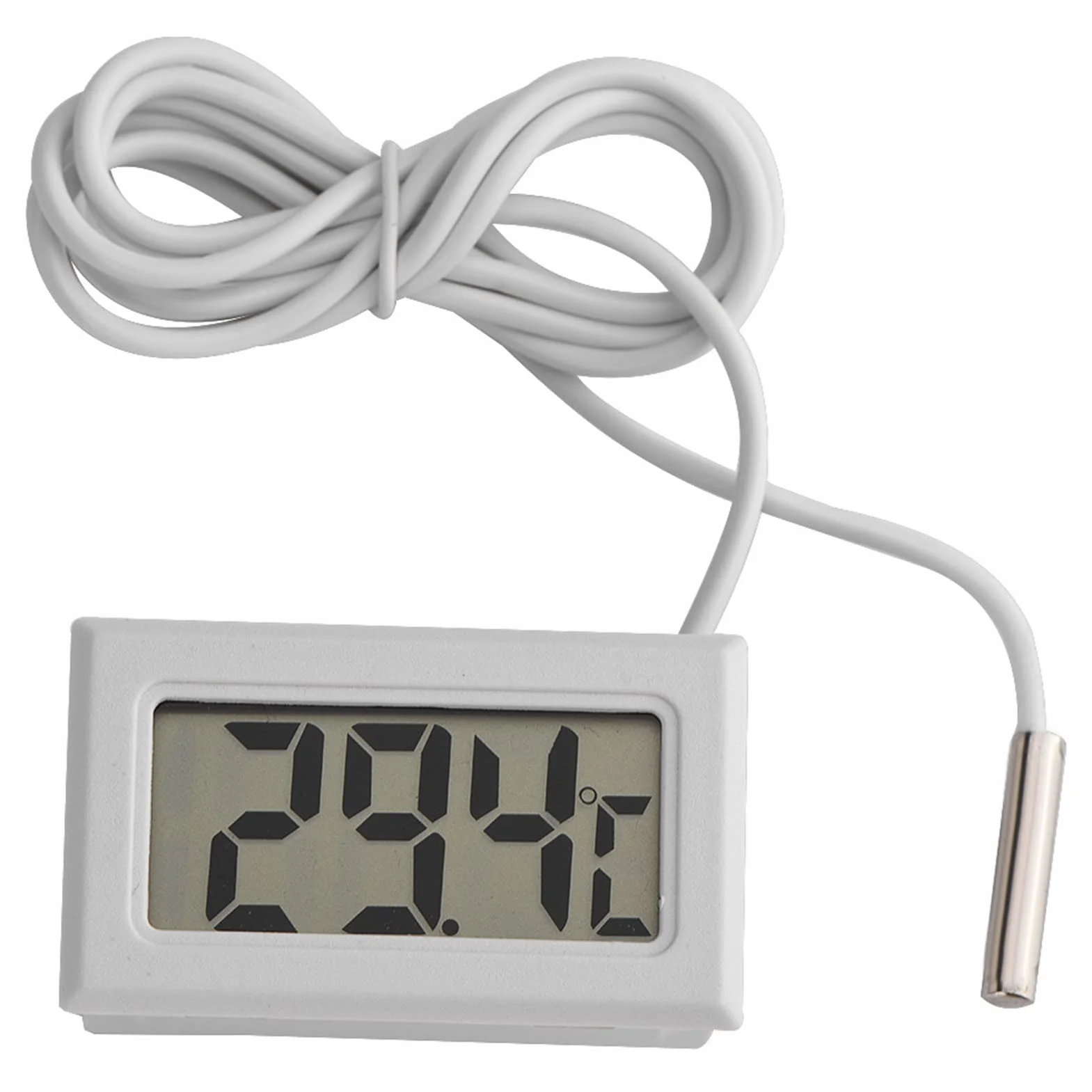 Termometr cyfrowy LCD, mini miernik temperatury, czujnik sondy, cyfrowy termometr LCD