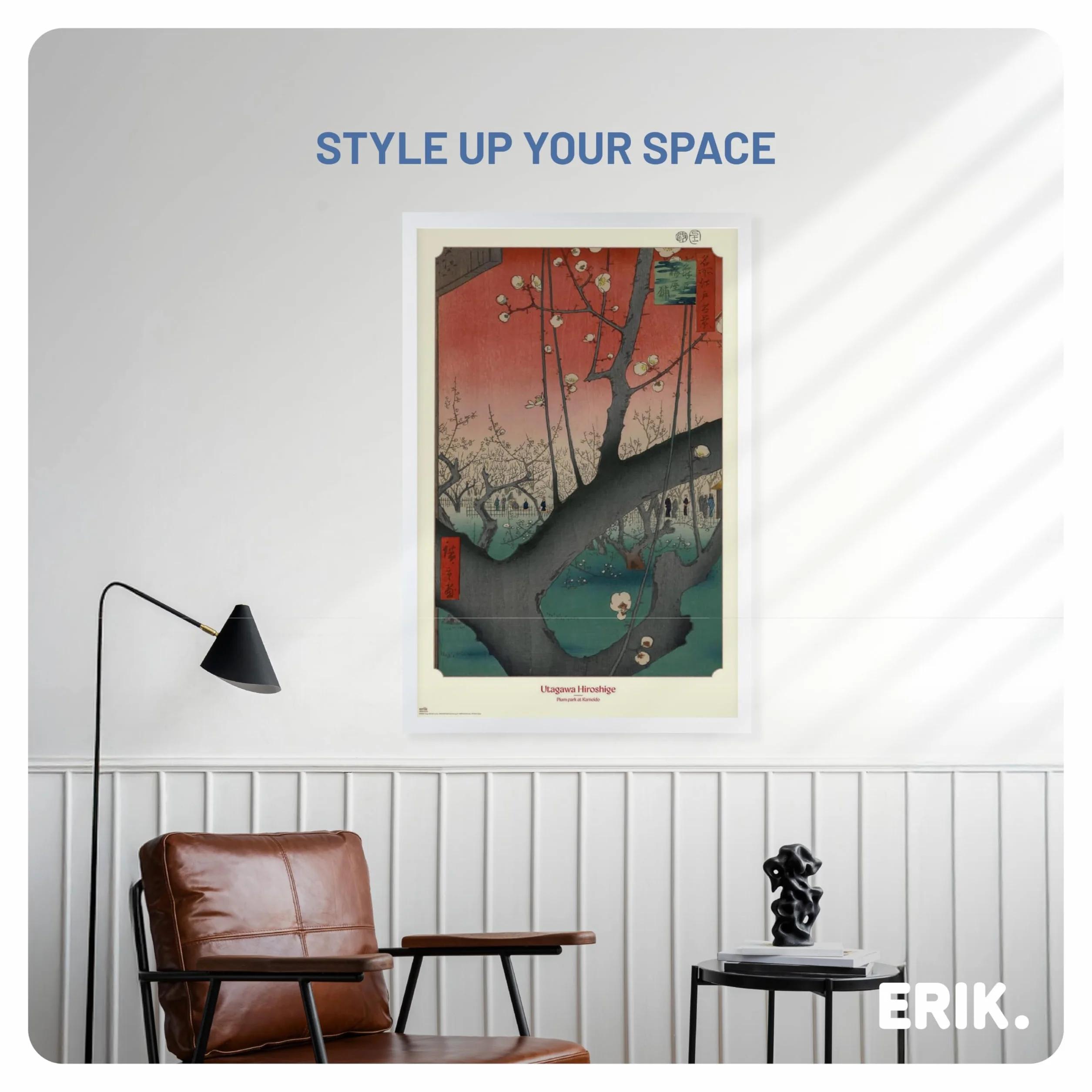 Grupo Erik Poster Frame 61 x 91.5cm - White Photo Frames Wall, Large Picture Frames, Family Photo Frame, Art Wall Decor - New Home Gifts, Home Decor Gifts