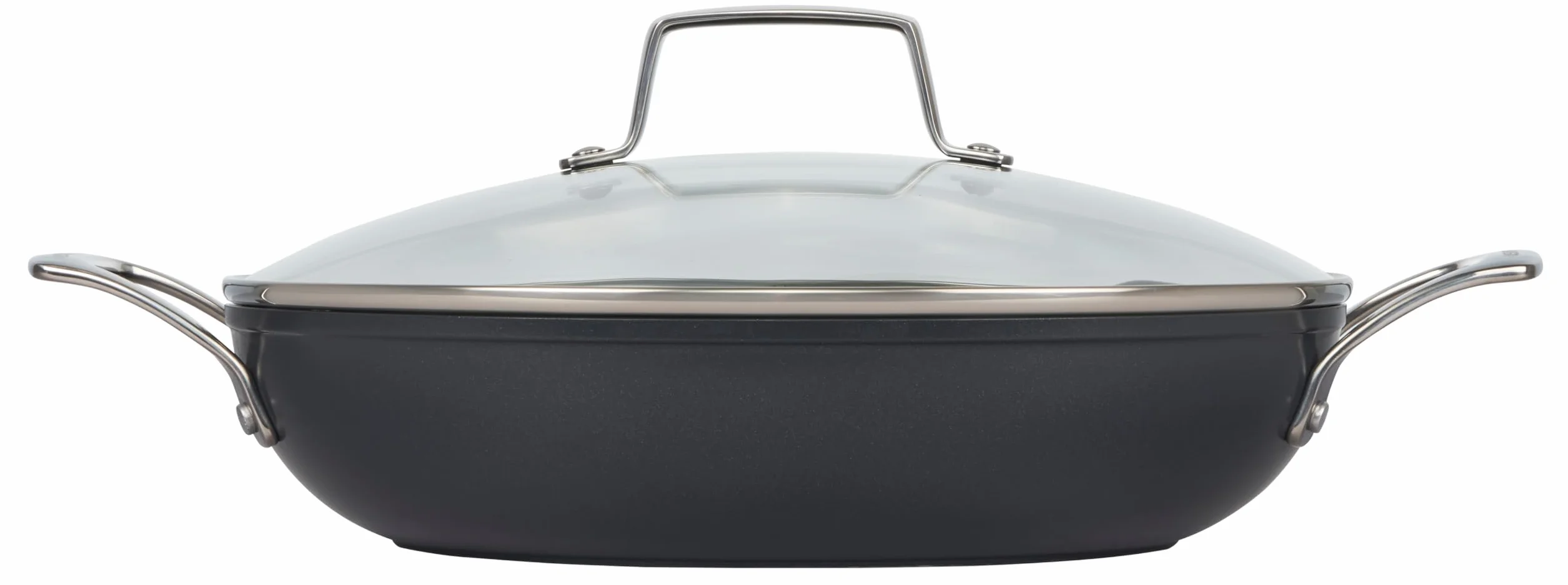 Le Creuset Niezbędna nieprzywierająca ceramiczna płytka braiser ze szklaną pokrywką, 3,5 l