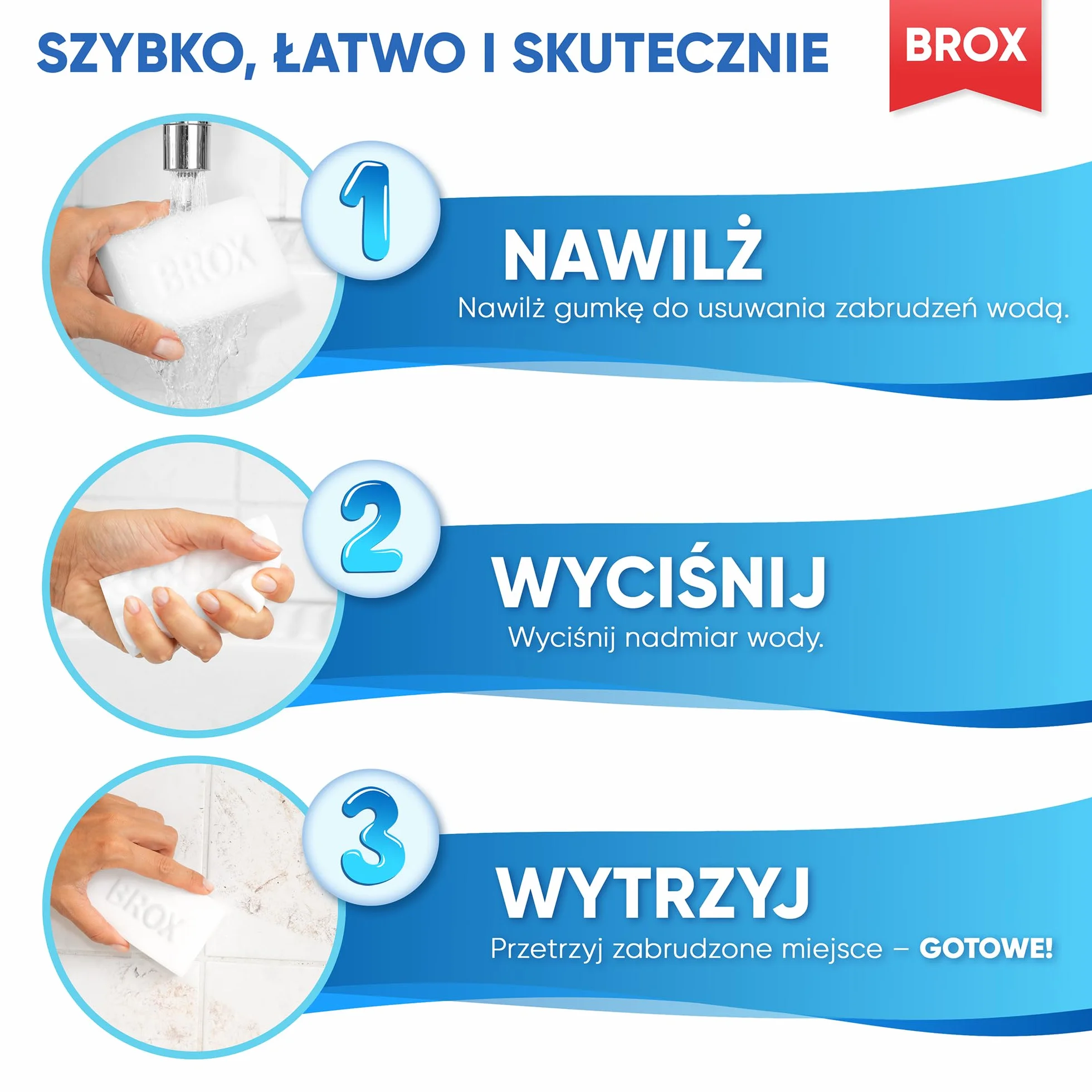 BROX® 18x Magiczna guma – Gąbki czyszczące – Guma do czyszczenia butów – Środek do czyszczenia butów – Magiczna gąbka do trampek, usuwa plamy i uporczywe zabrudzenia – Środek do usuwania plam