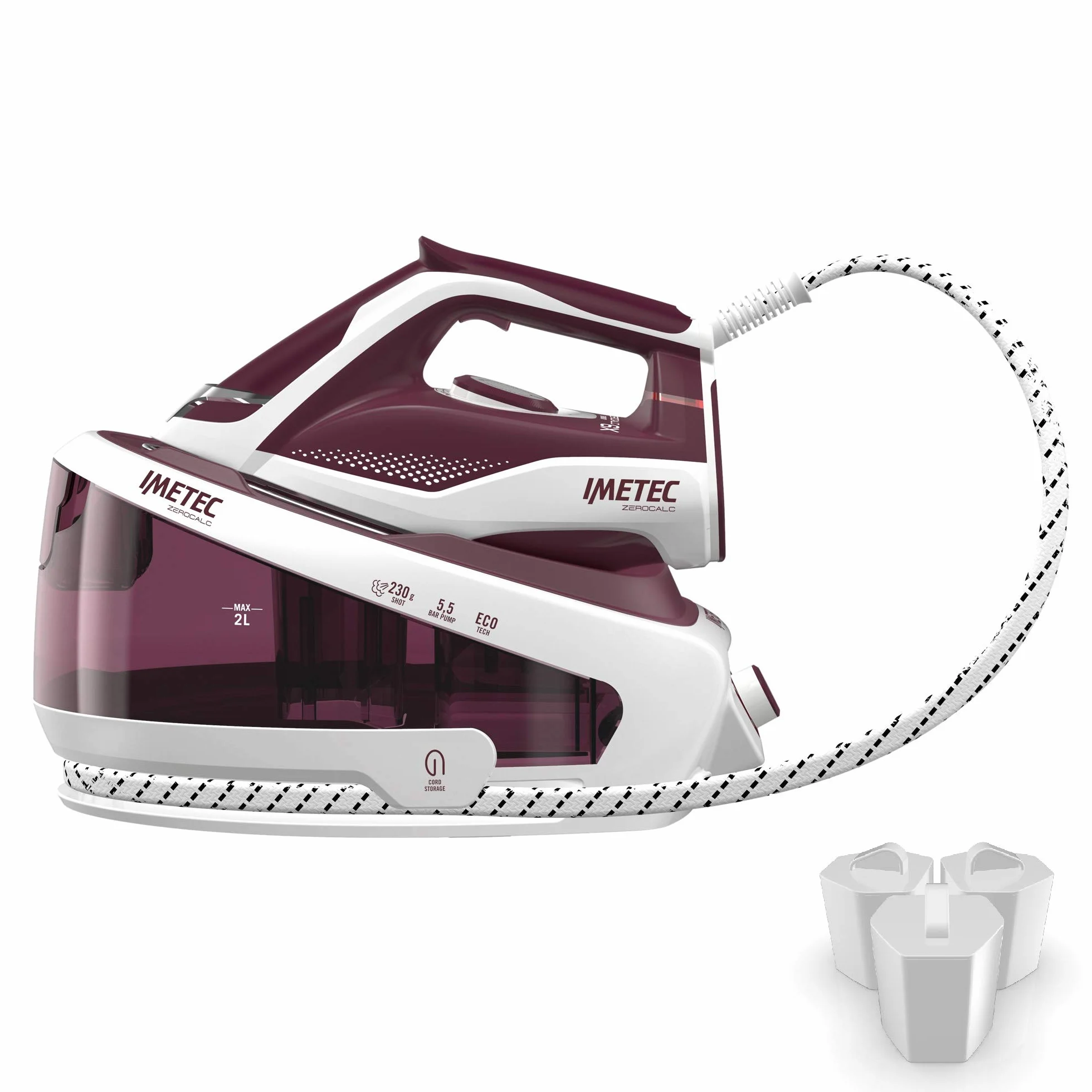 Imetec Zerocalc KF1 100 zestaw 3 filtrów do usuwania kamienia do żelazka Imetec Zerocalc Pro Ceramic Ps2 2400, Ps2 2000, Ps2 2200